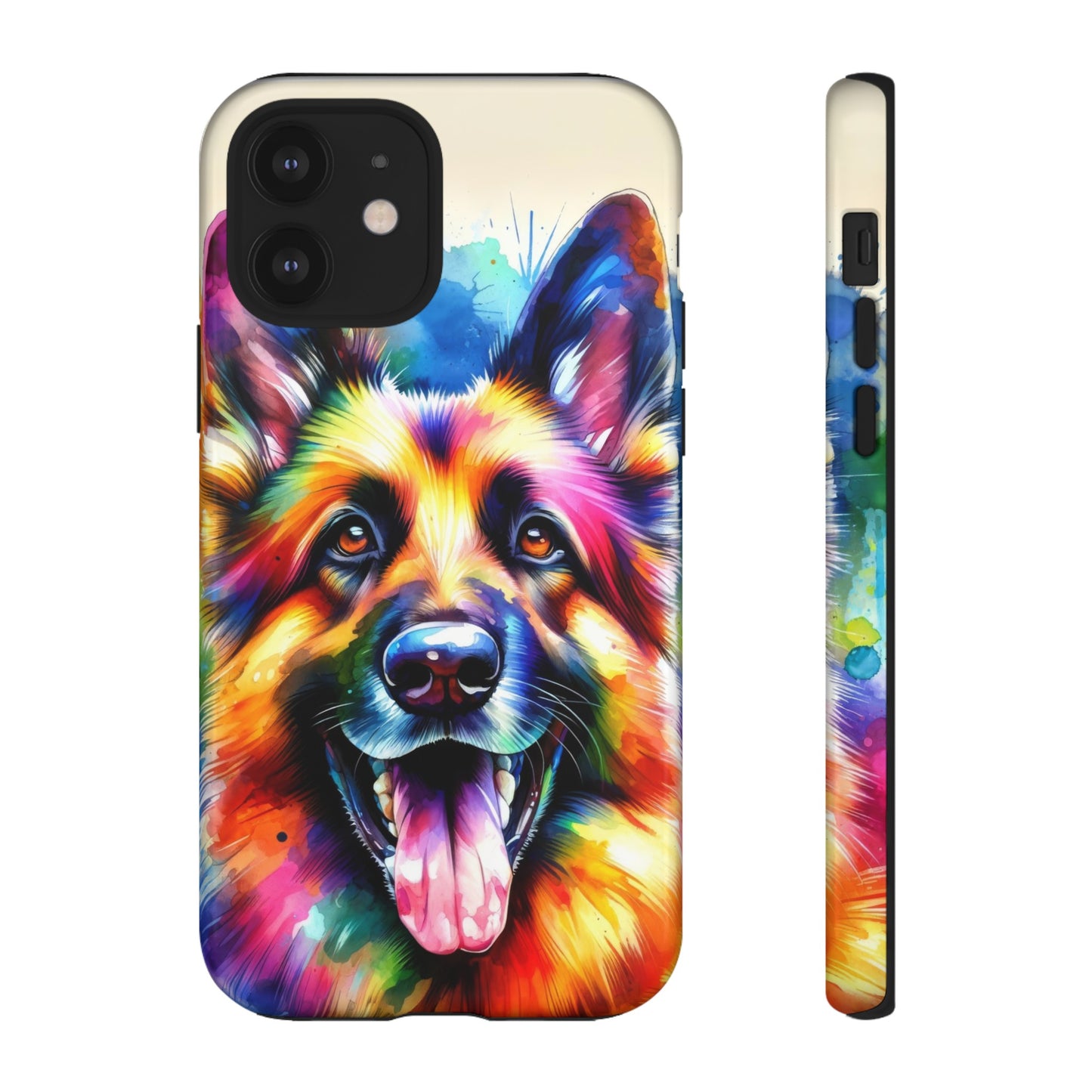 German Shepherd in Watercolor Tough Phone Case