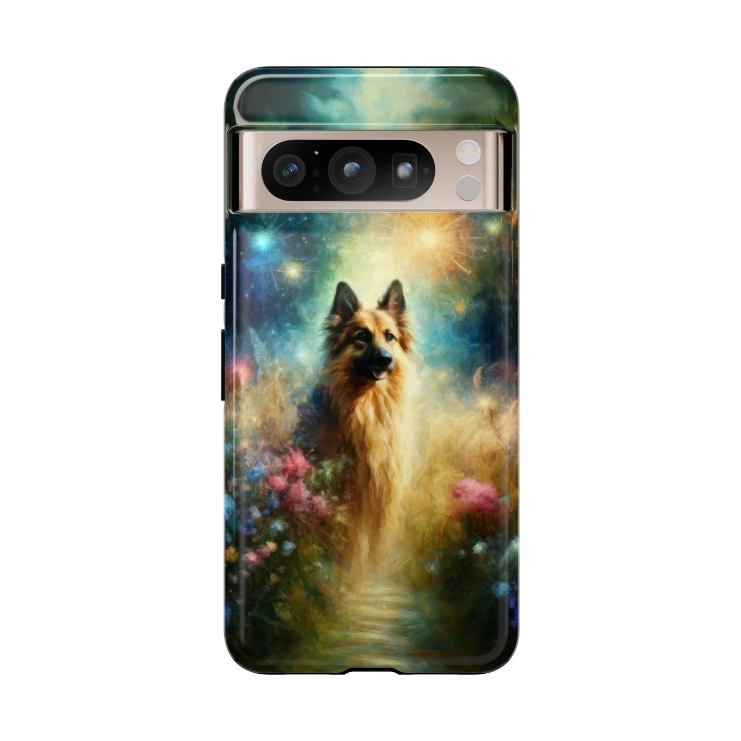 Fairy tale and impressionism German Shepherd Phone Case