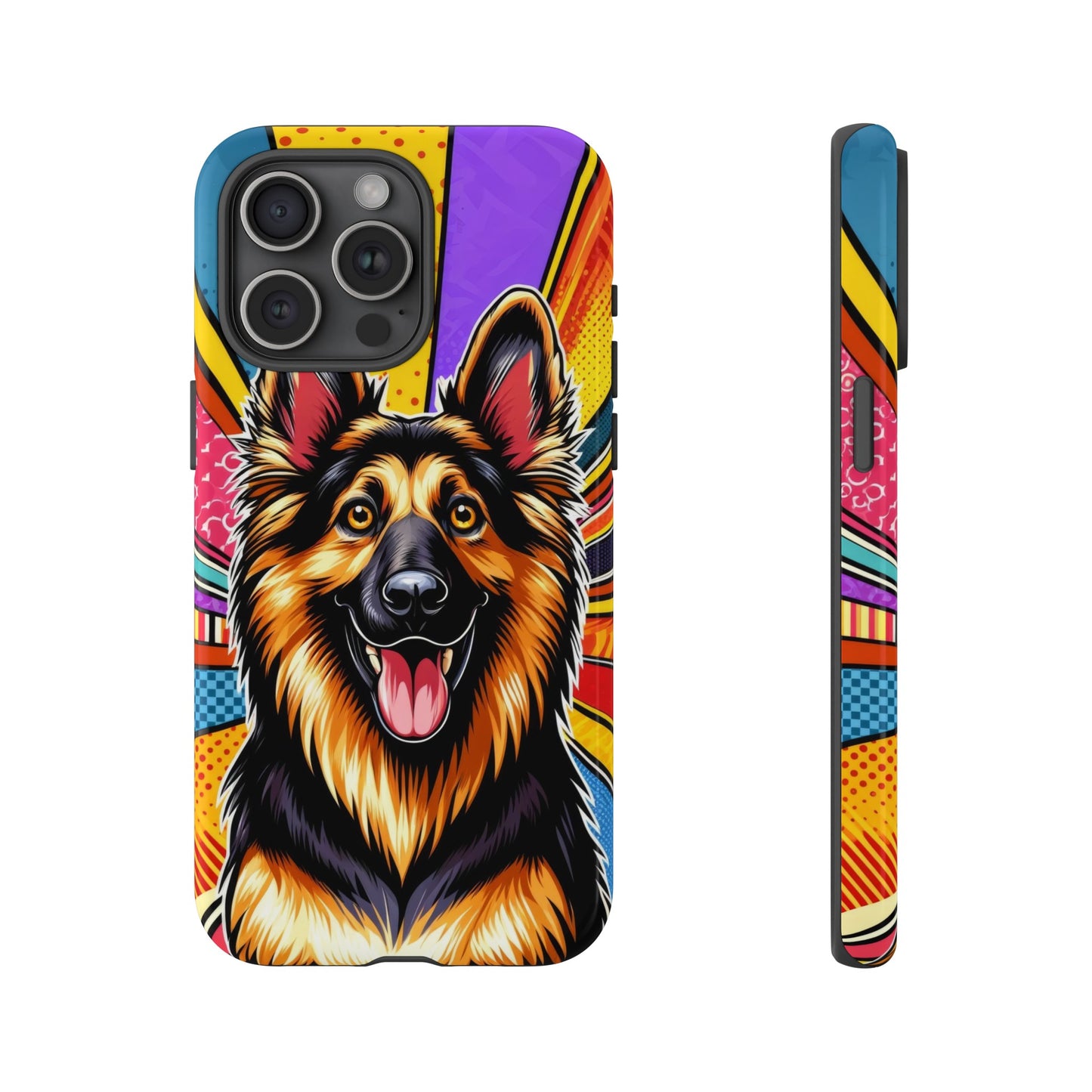 Anime style German Shepherd Phone Case