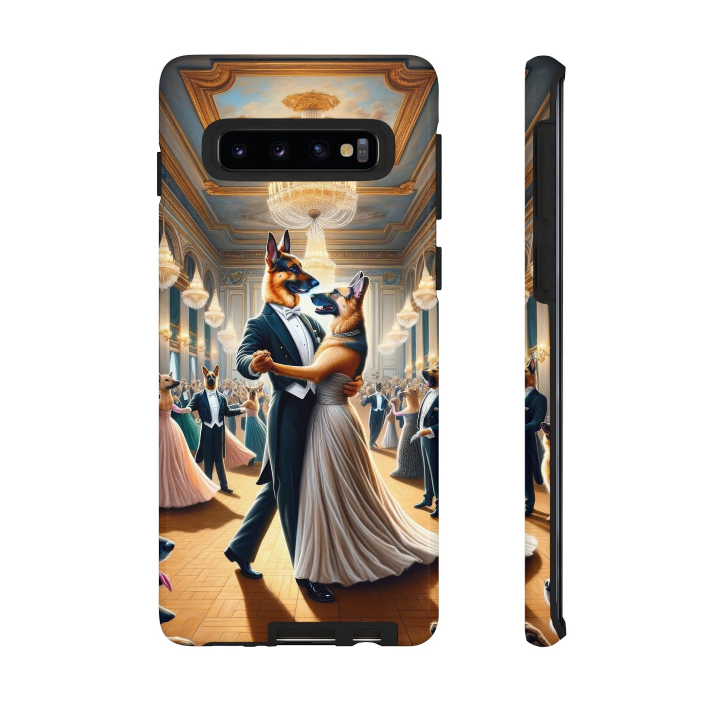 Dancing German Shepherds Tough Phone Case