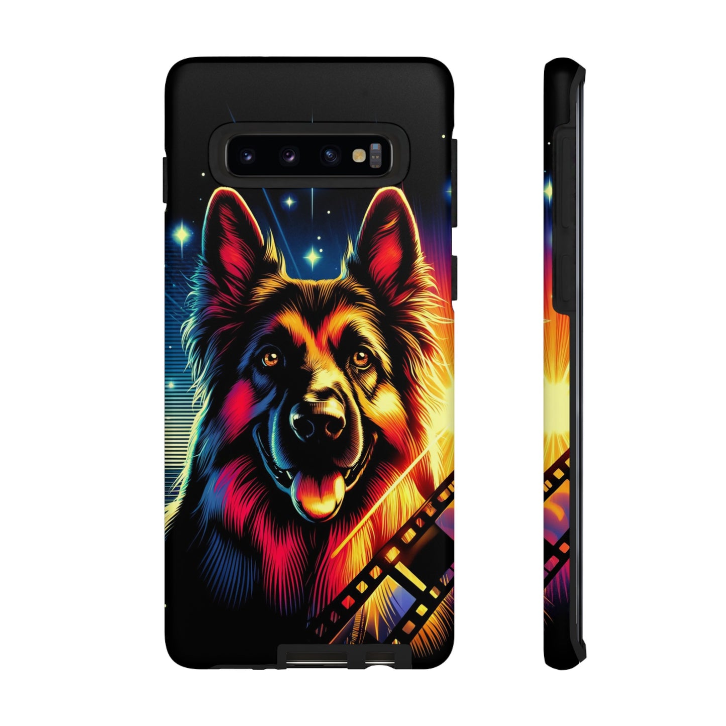 Comic book style German Shepherd Phone Case