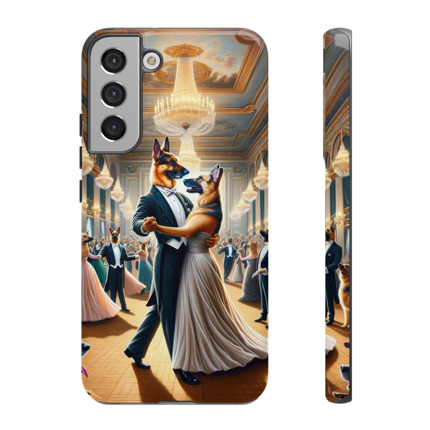 Dancing German Shepherds Tough Phone Case