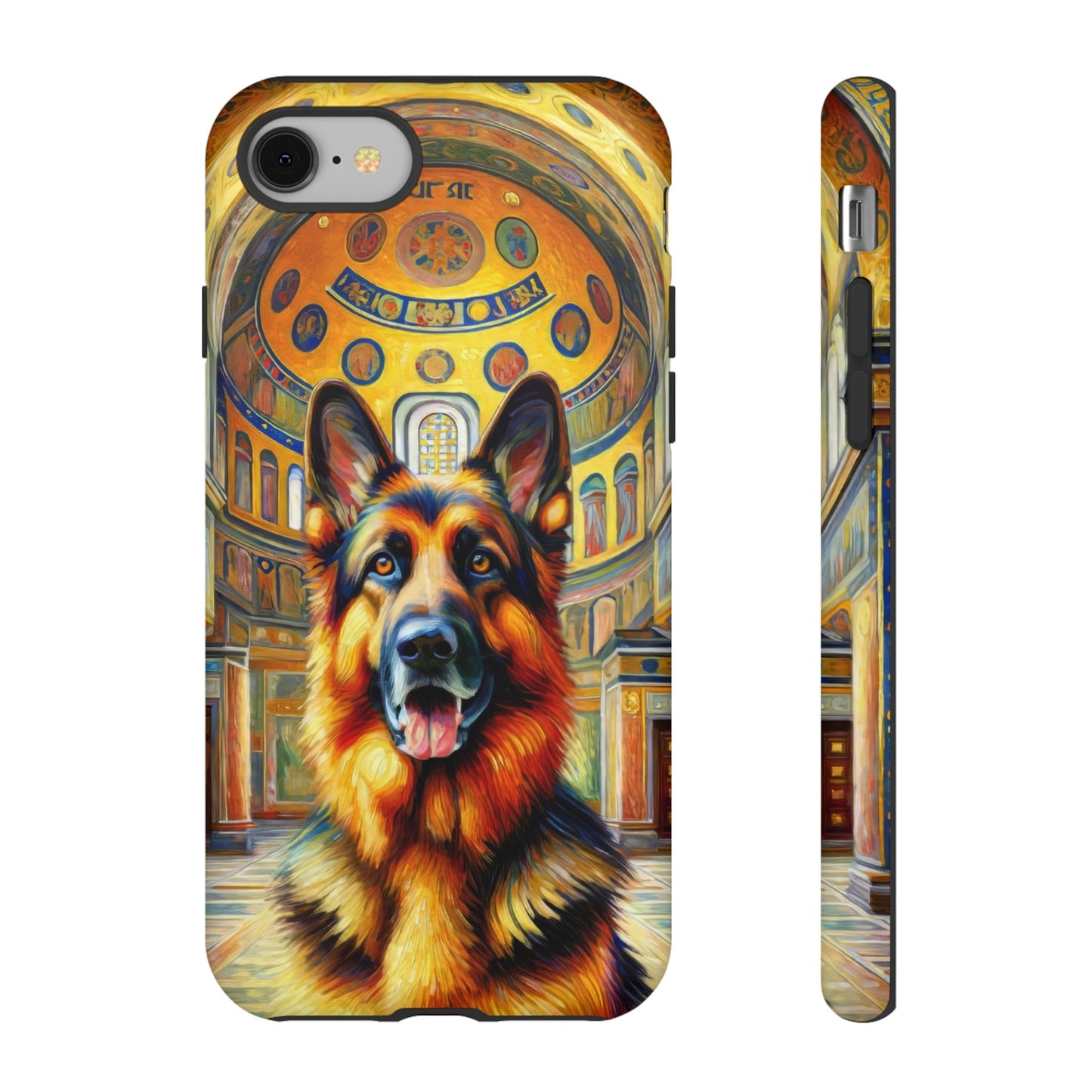 Neo-impressionist German Shepherd Phone Case