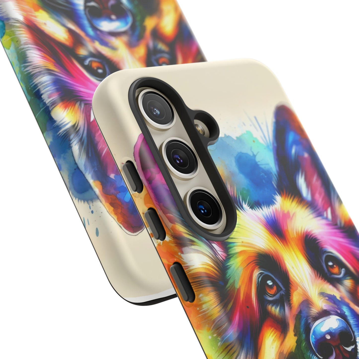 German Shepherd in Watercolor Tough Phone Case