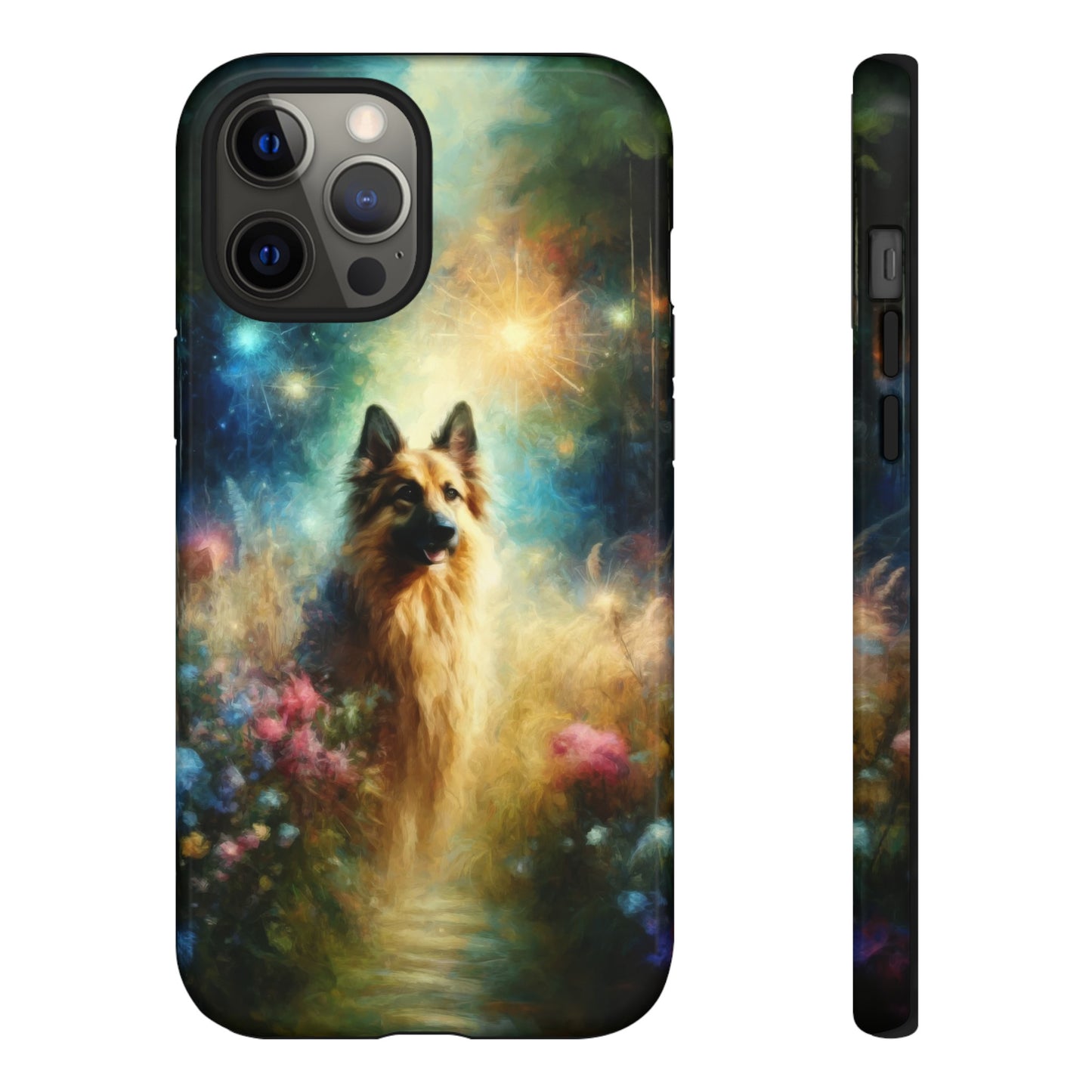 Fairy tale and impressionism German Shepherd Phone Case