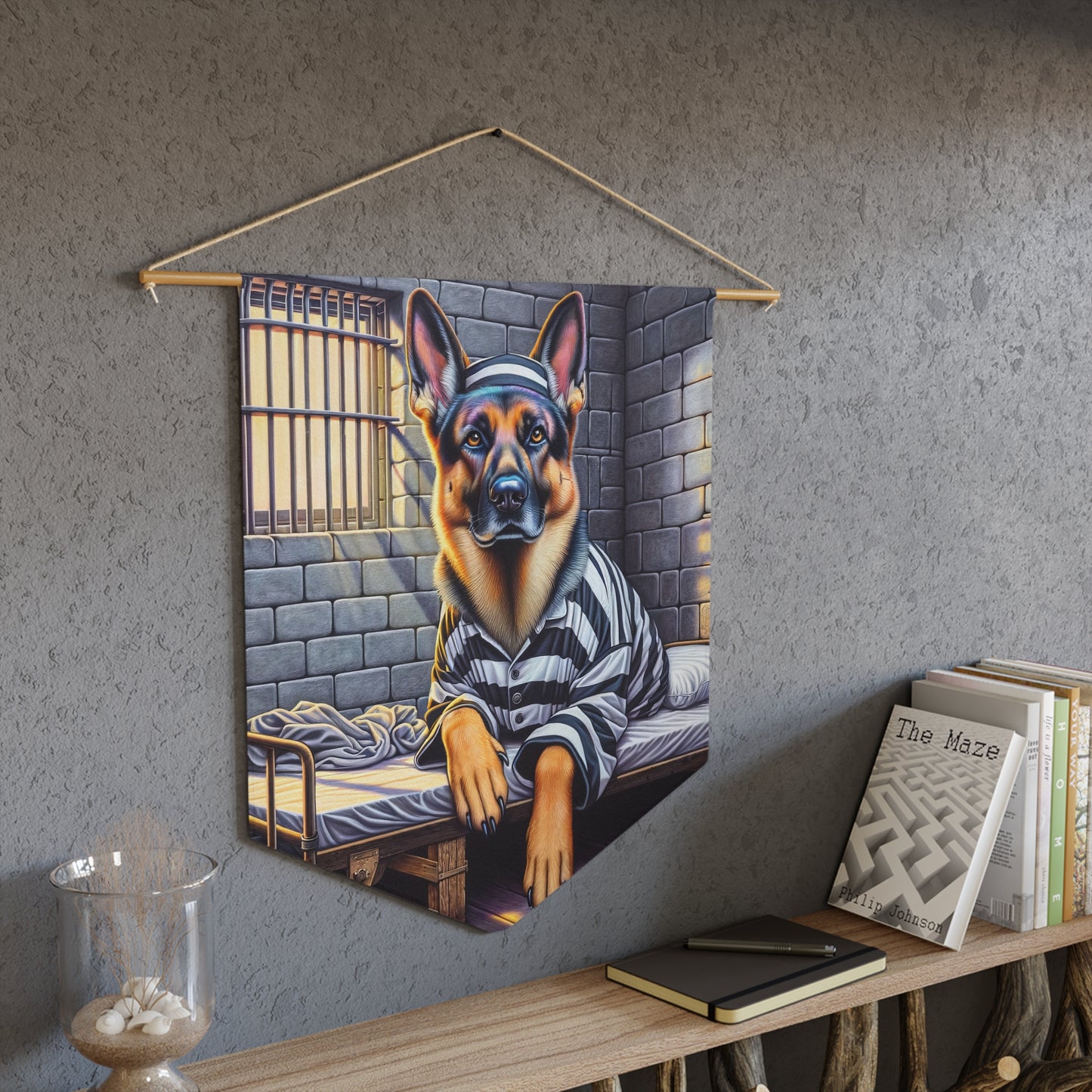 German Shepherd as a prisoner Pennant