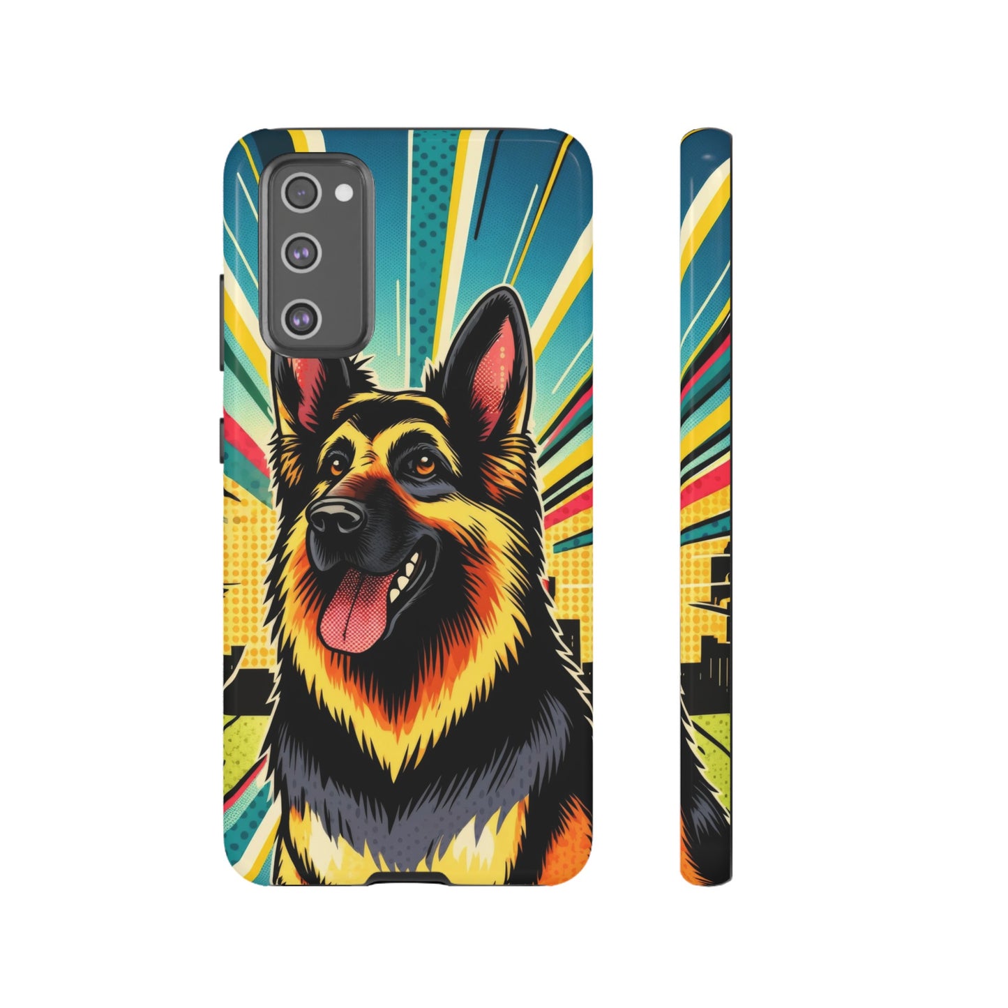 Comic style German Shepherd Phone Case