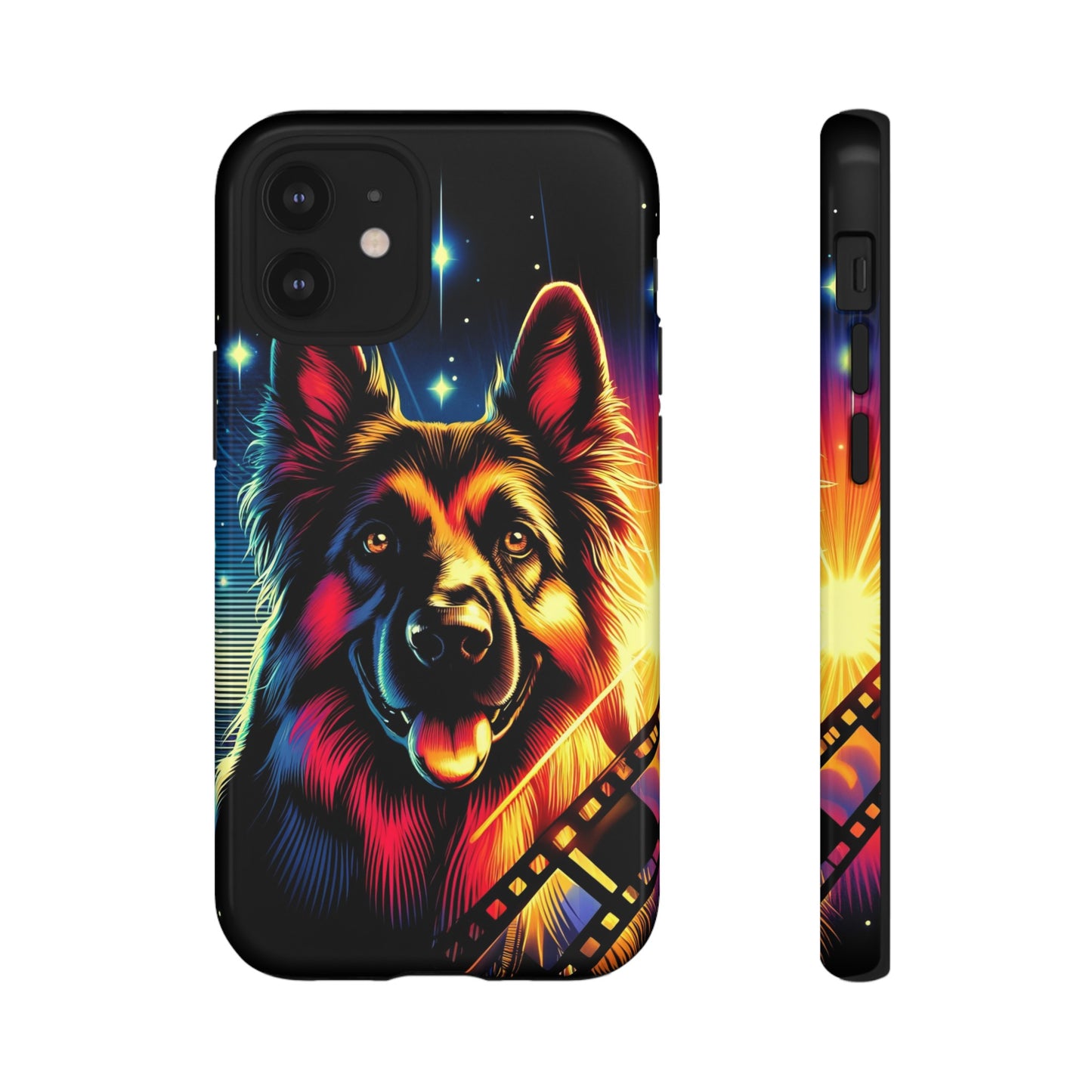 Comic book style German Shepherd Phone Case