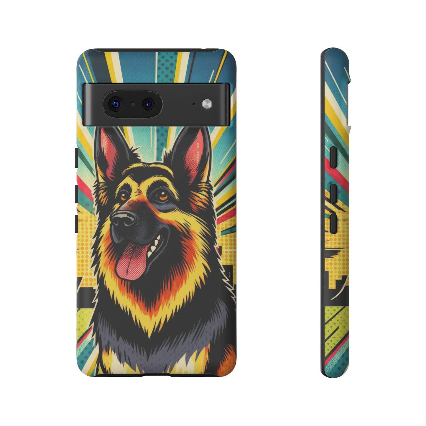 Comic style German Shepherd Phone Case