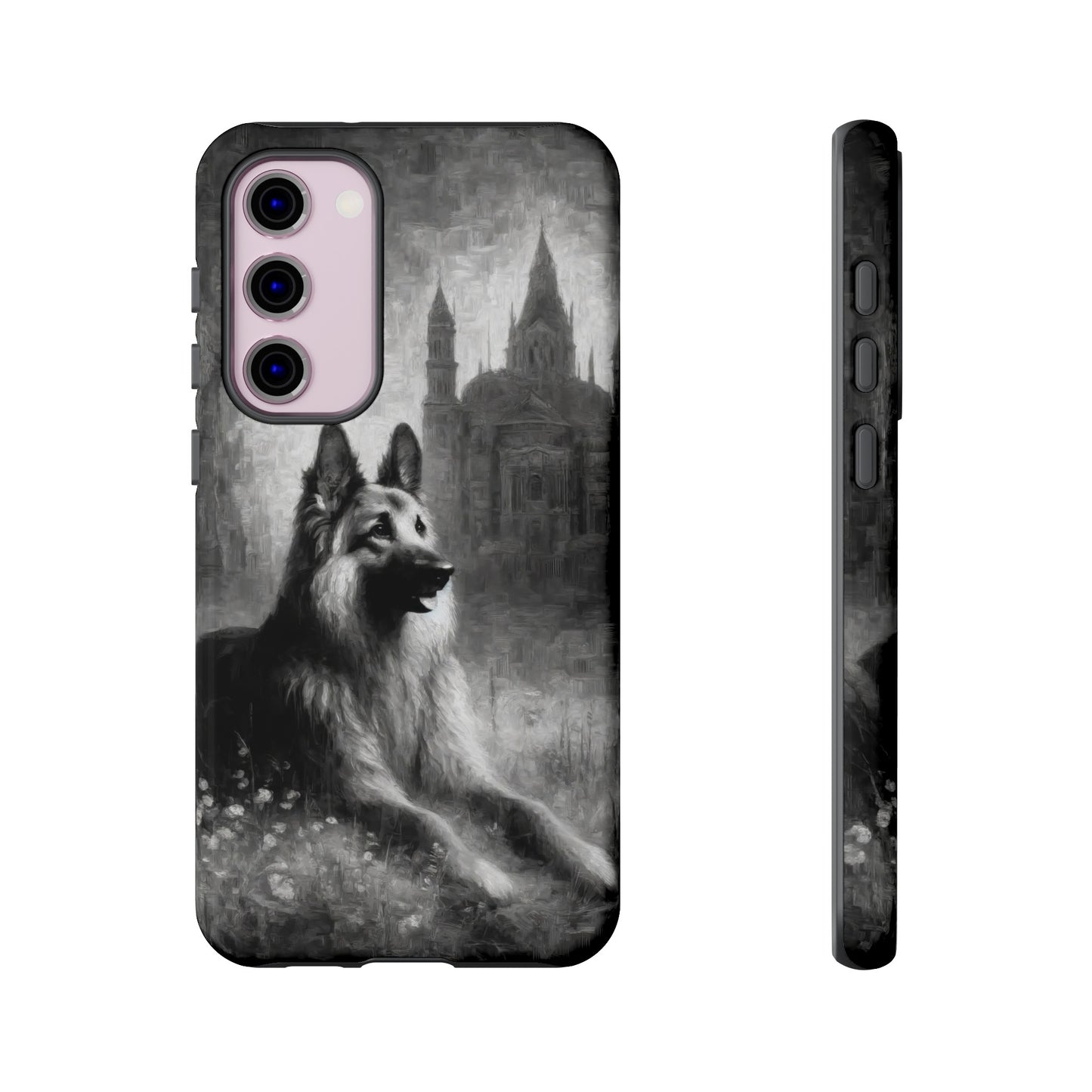 Neo-impressionism German Shepherd Phone Case