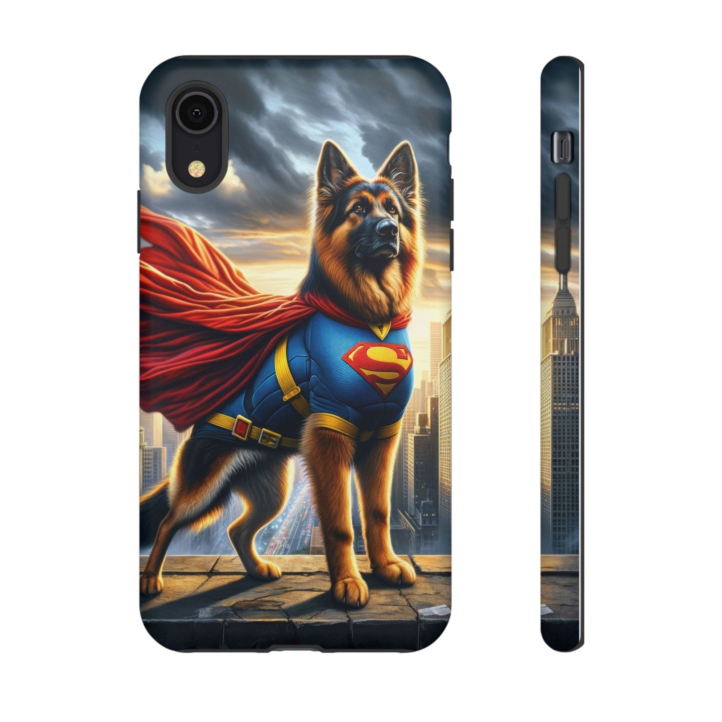 German Shepherd Superhero Phone Case