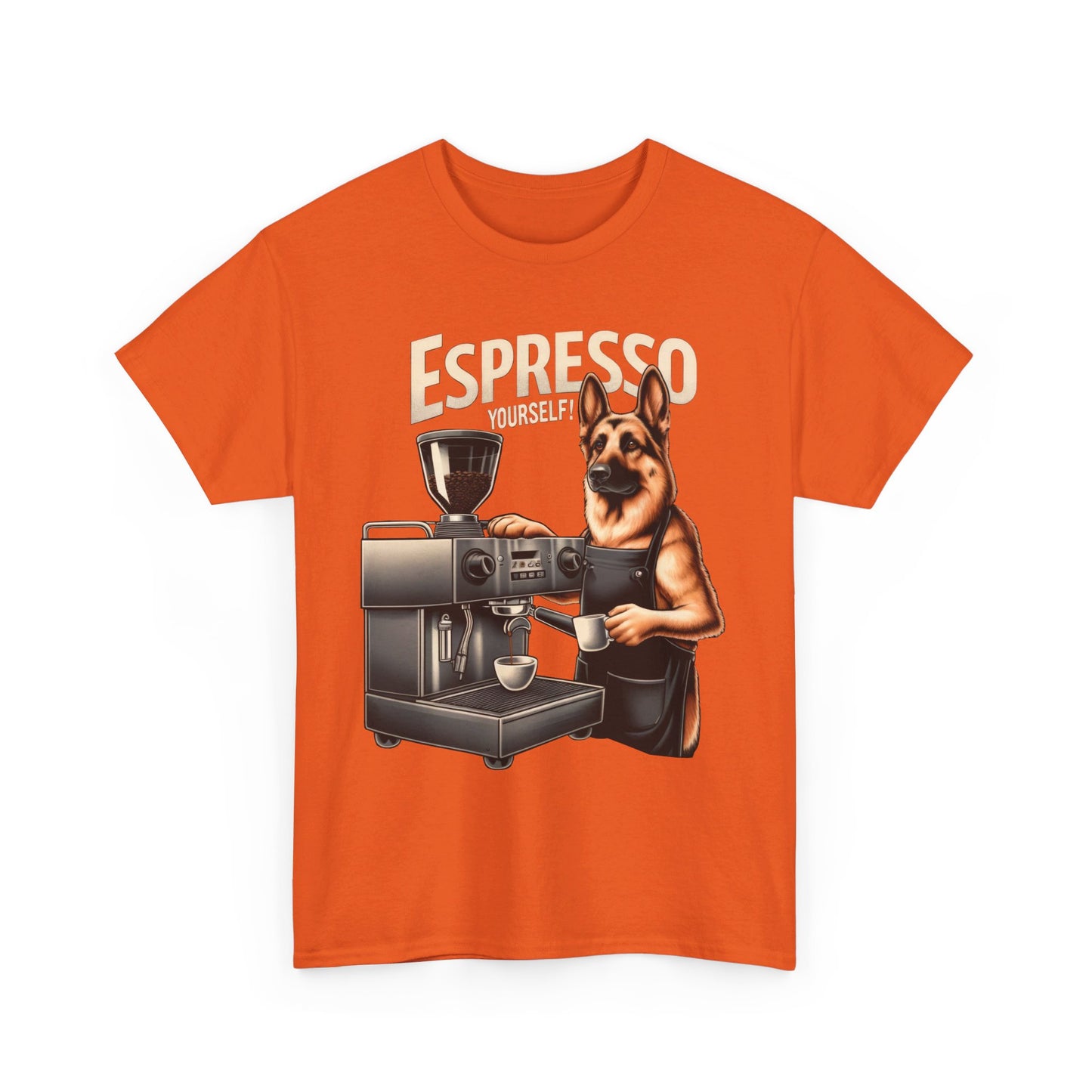 Espresso Yourself T-Shirt (13 colors) (German Shepherd)