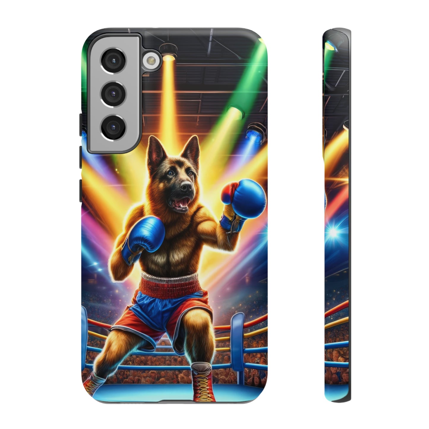 German Shepherd Boxing Phone Case