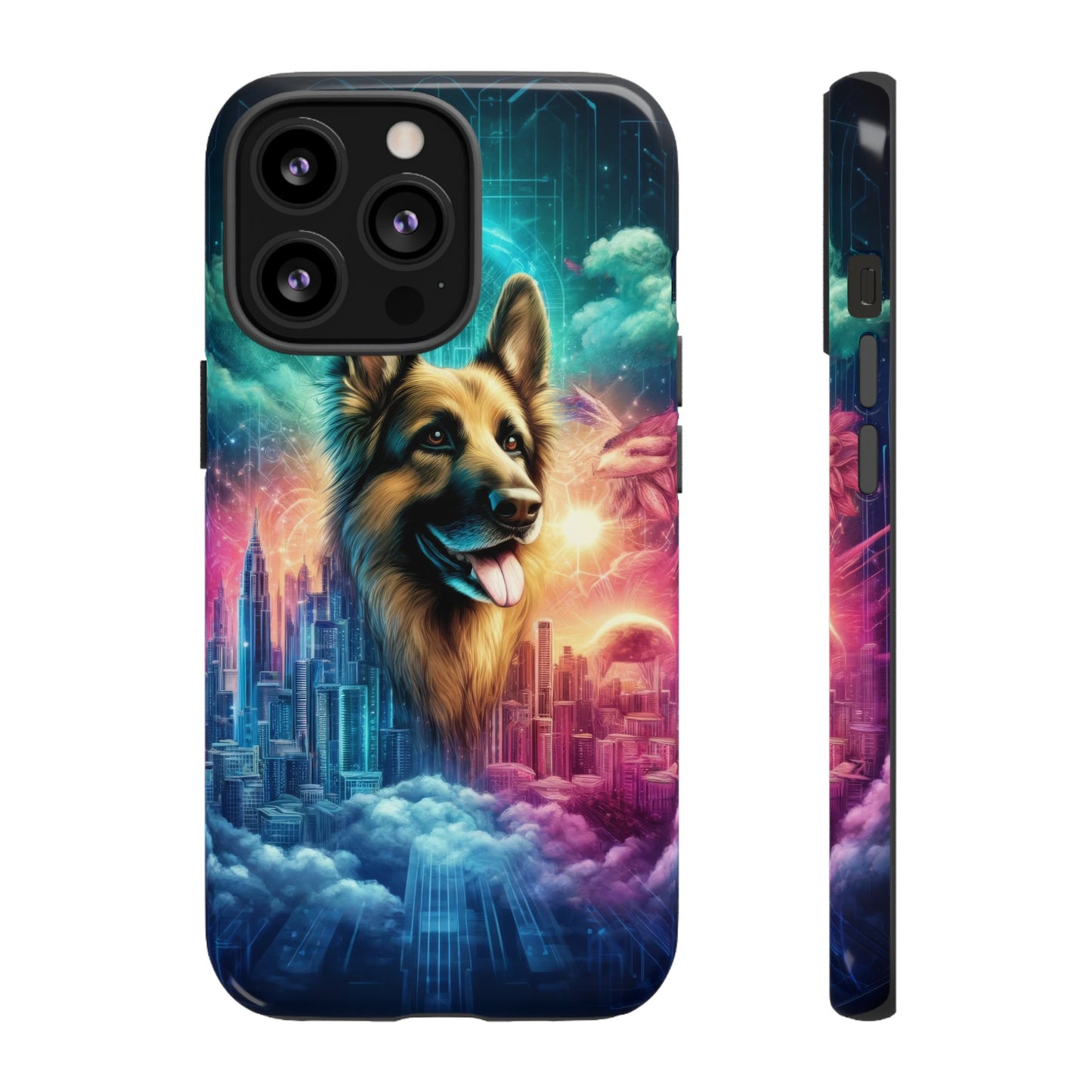 Dreamy fantasy German Shepherd Phone Case