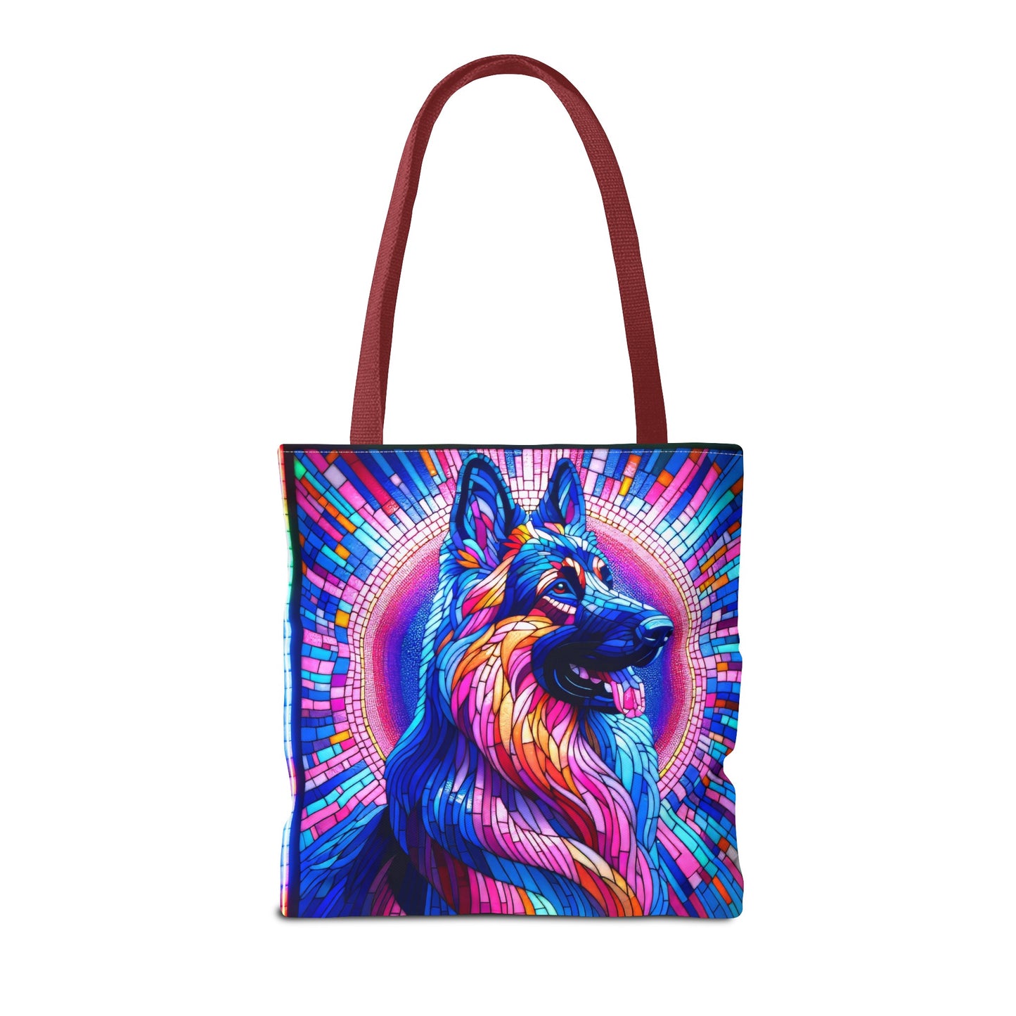 Mosaic German Shepherd Tote Bag