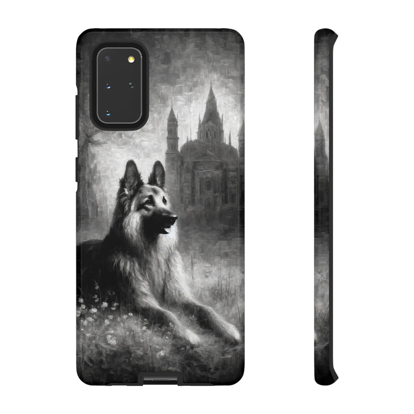 Neo-impressionism German Shepherd Phone Case