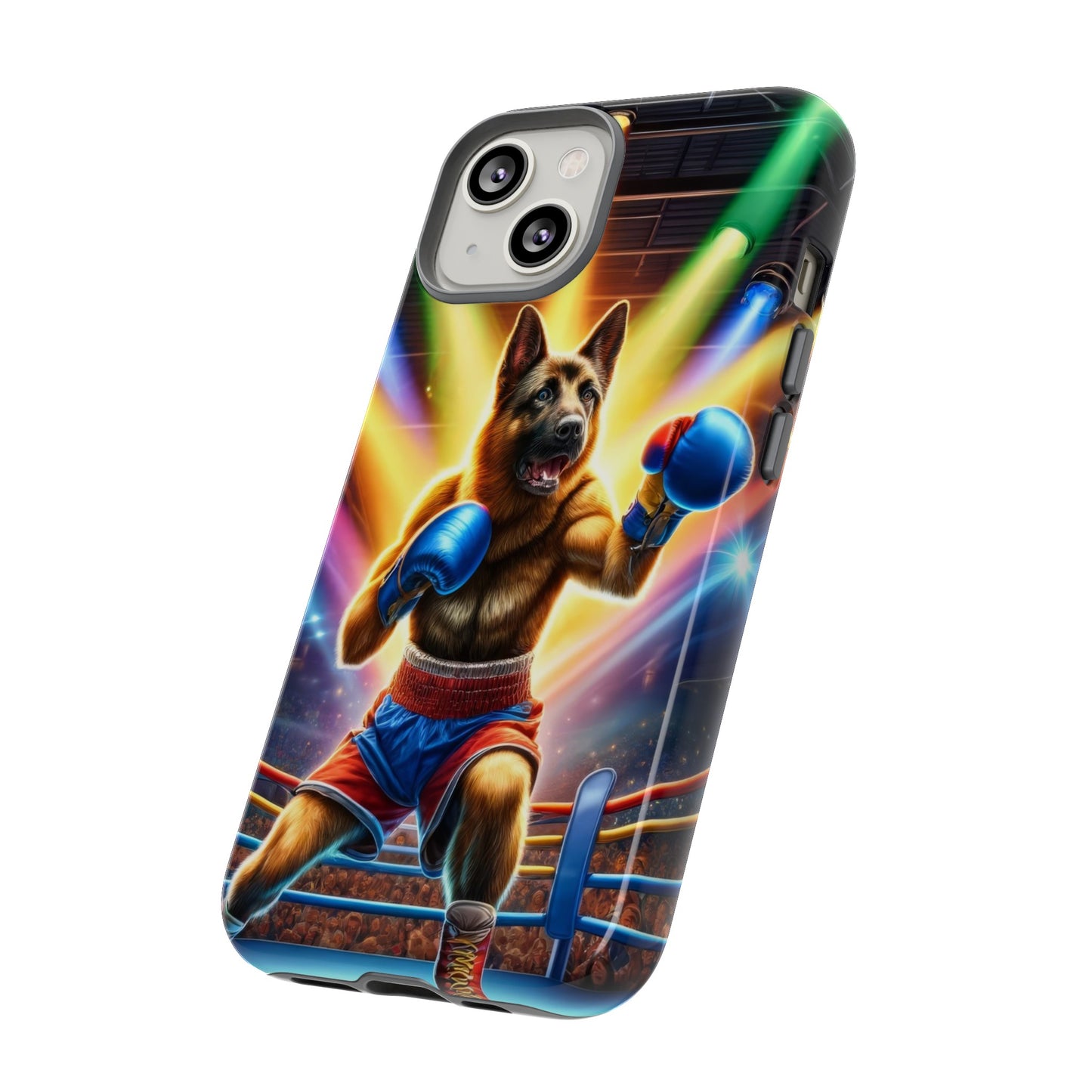 German Shepherd Boxing Phone Case