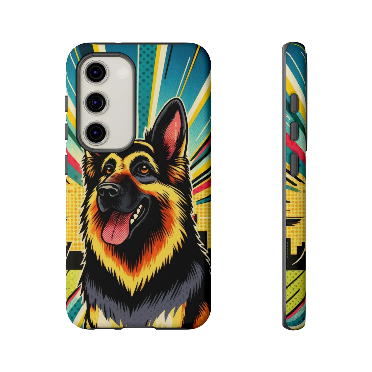 Comic style German Shepherd Phone Case