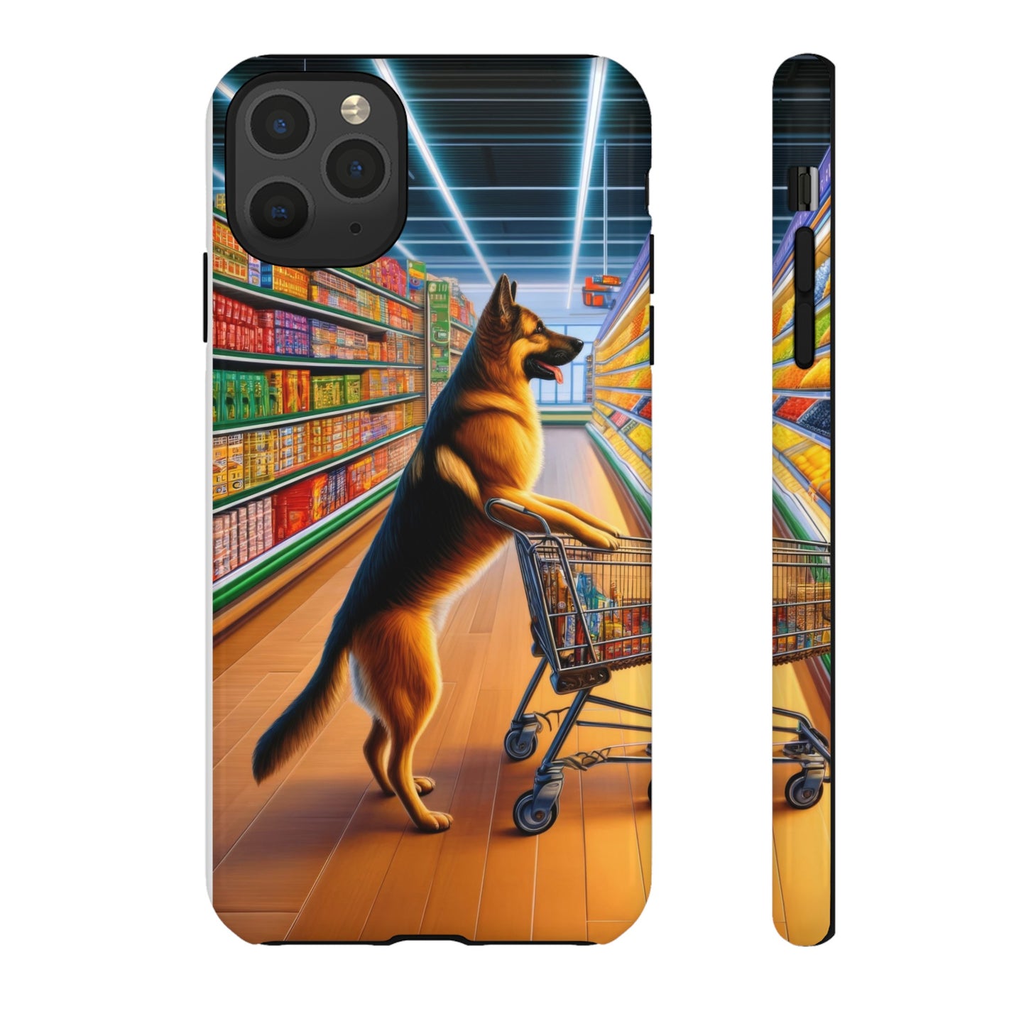 German Shepherd Shopping Phone Case