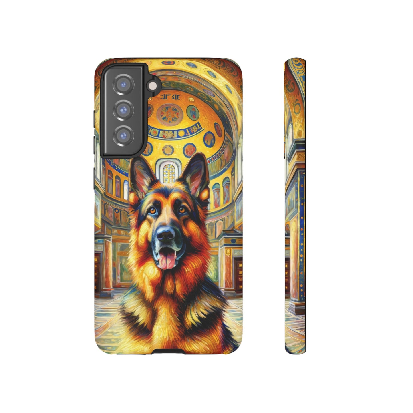 Neo-impressionist German Shepherd Phone Case