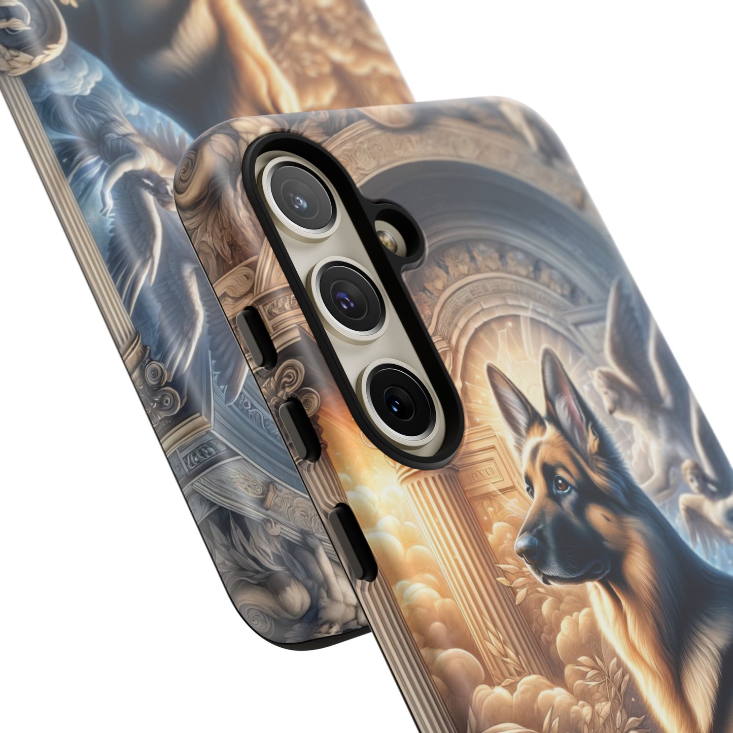 Neo-classicism and dreamy fantasy German Shepherd Phone Case