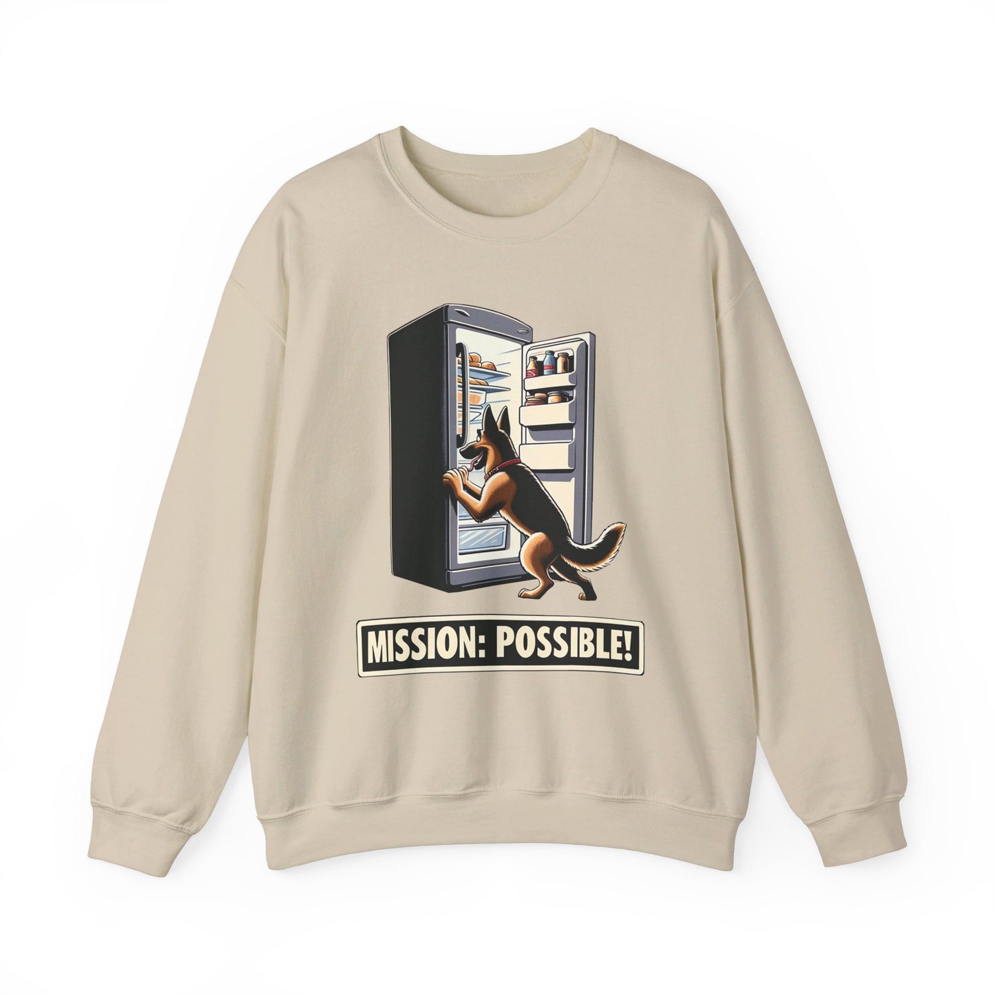 Mission Possible Sweatshirt (10 colors) (German Shepherd)