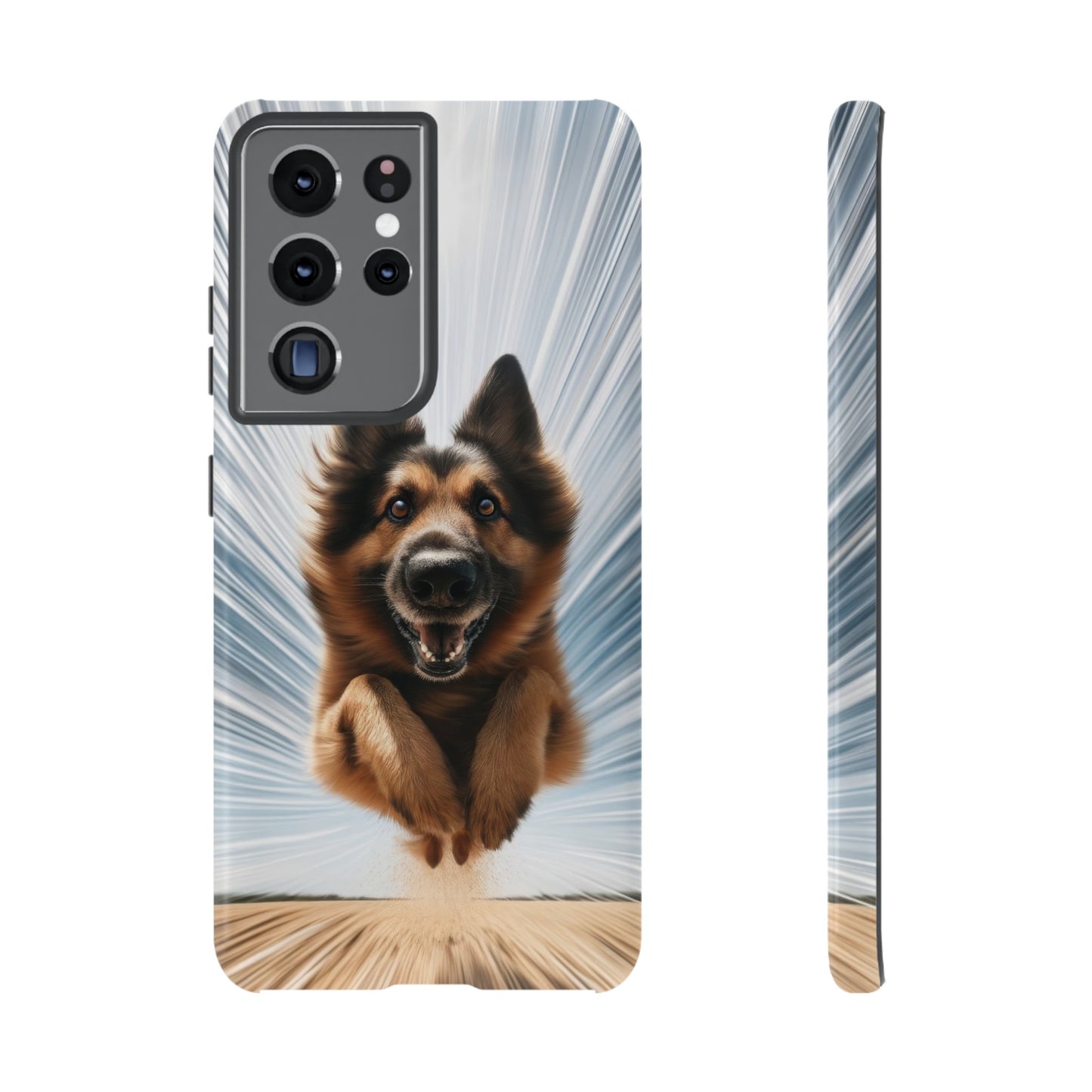 Motion blur German Shepherd Phone Case