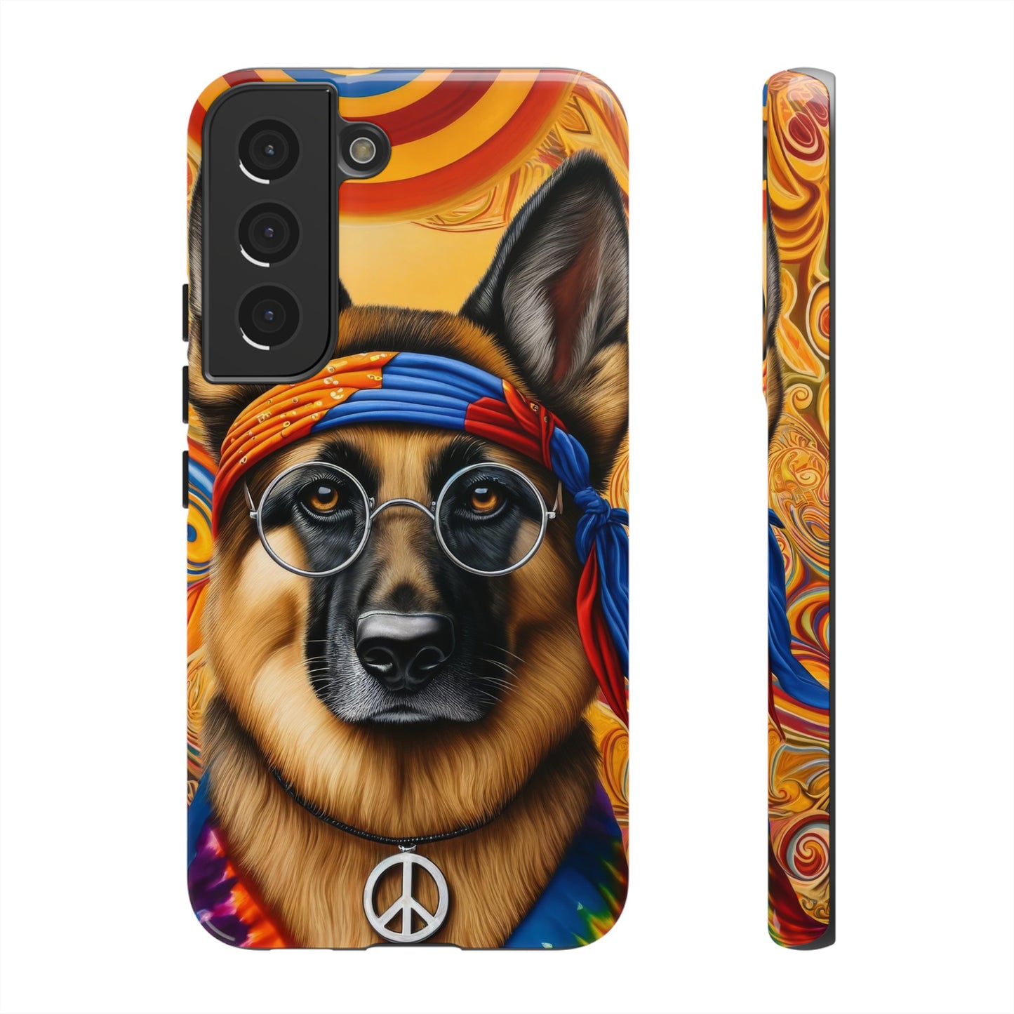 Hippie German Shepherd Tough Phone Case