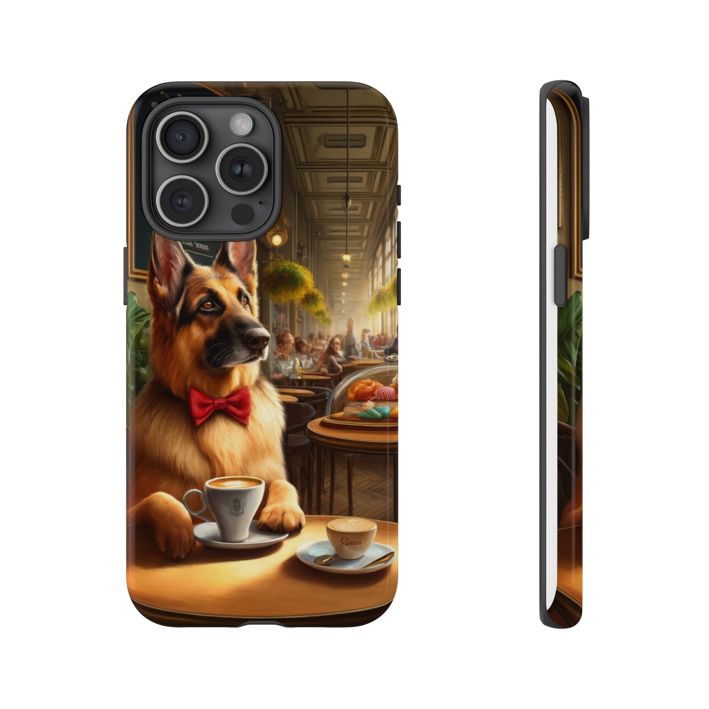 German Shepherd Drinking Phone Case