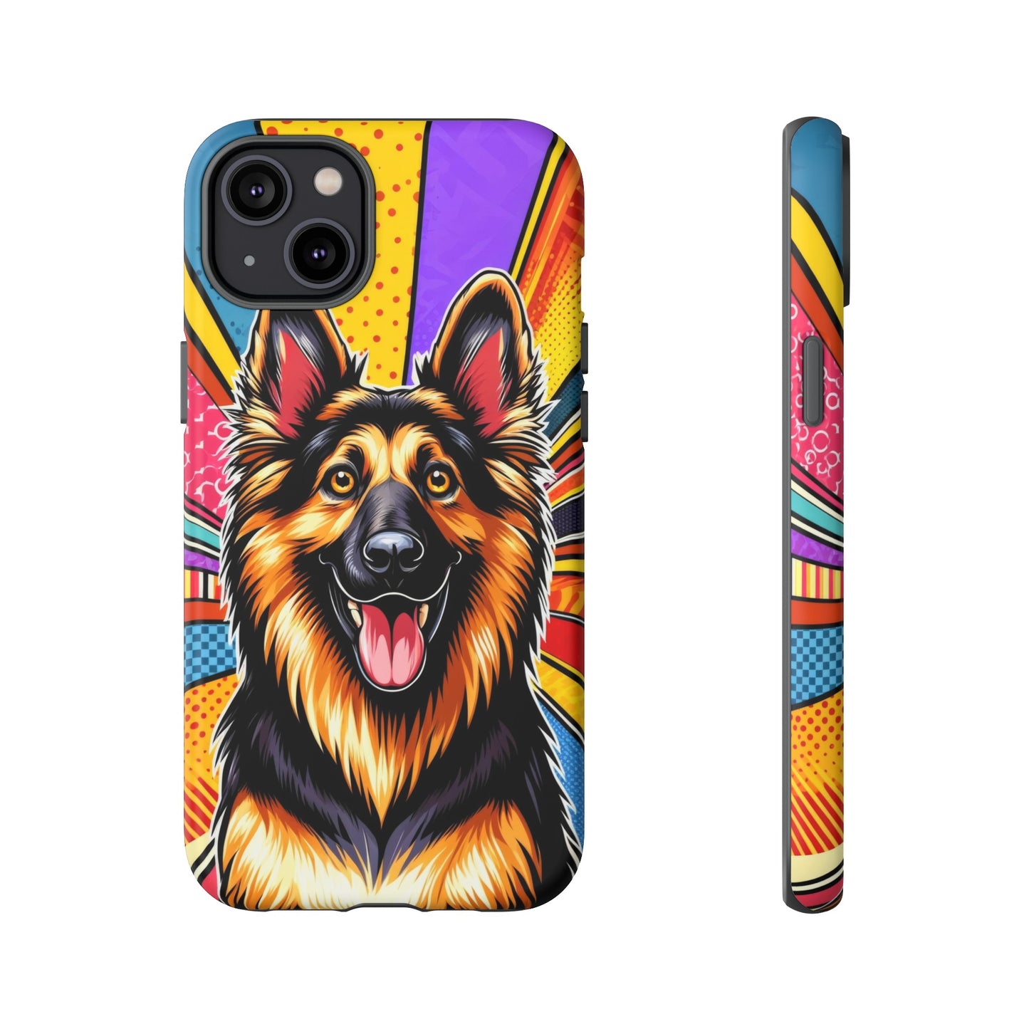 Anime style German Shepherd Phone Case