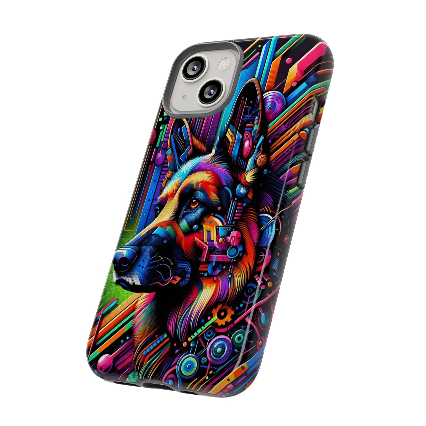 Constructivism and dadaism German Shepherd Phone Case