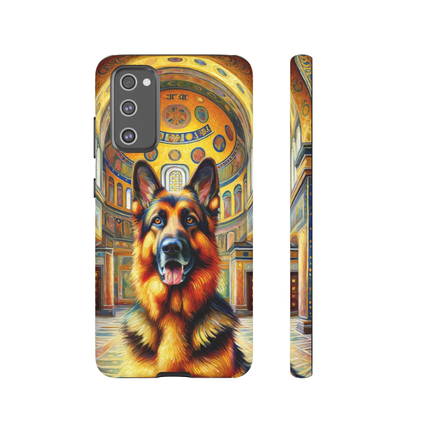 Neo-impressionist German Shepherd Phone Case