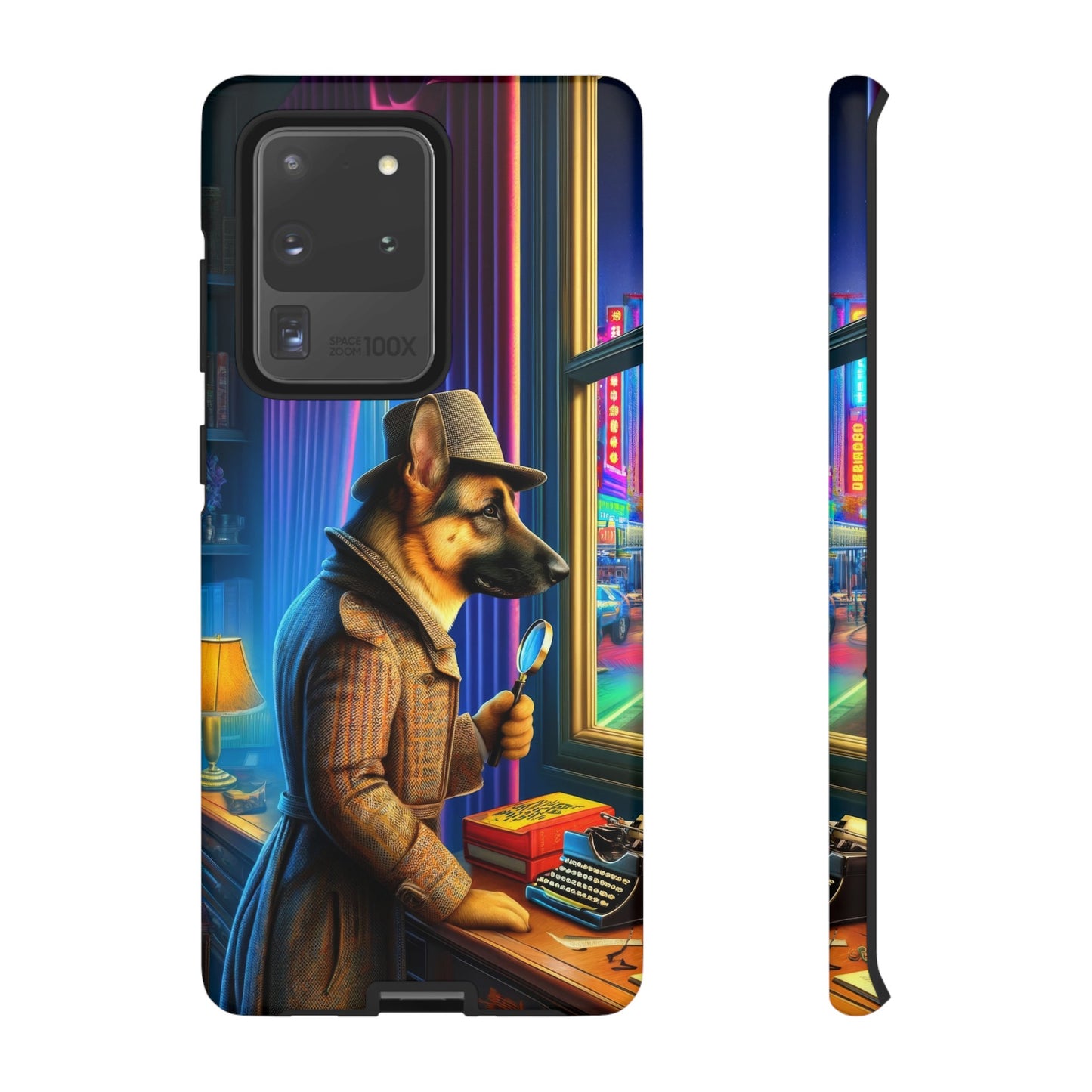 German Shepherd Detective Phone Case