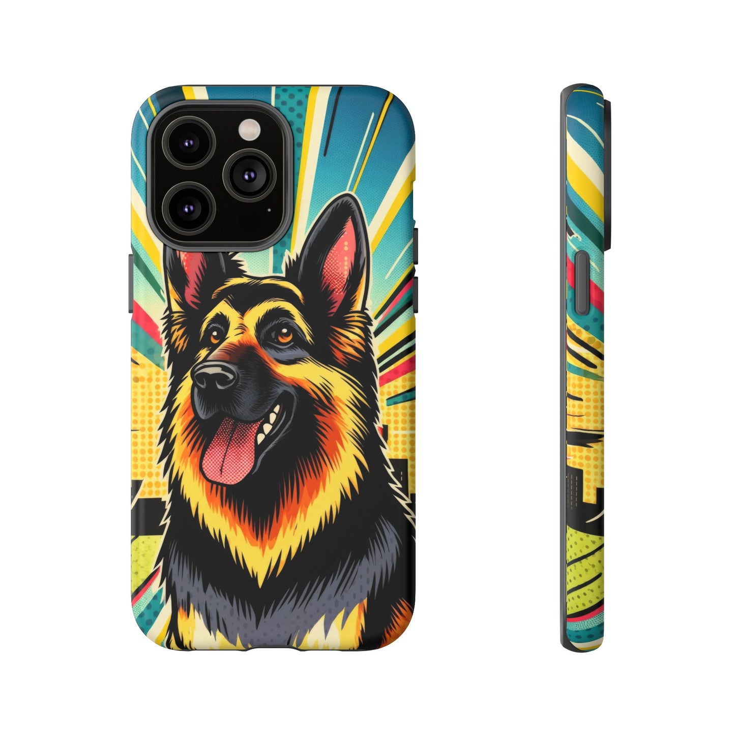 Comic style German Shepherd Phone Case