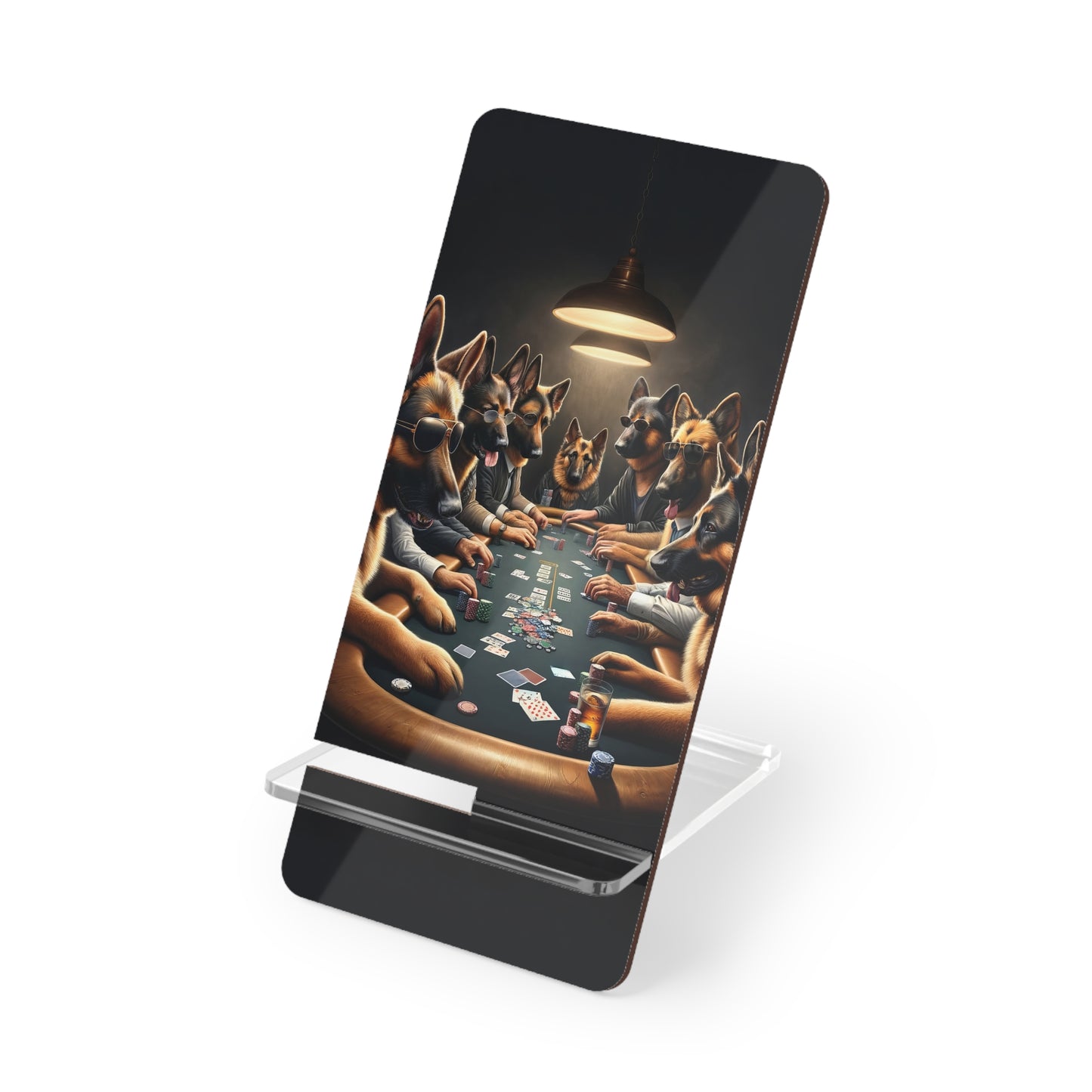 German Shepherds Playing Poker Smartphone Stand