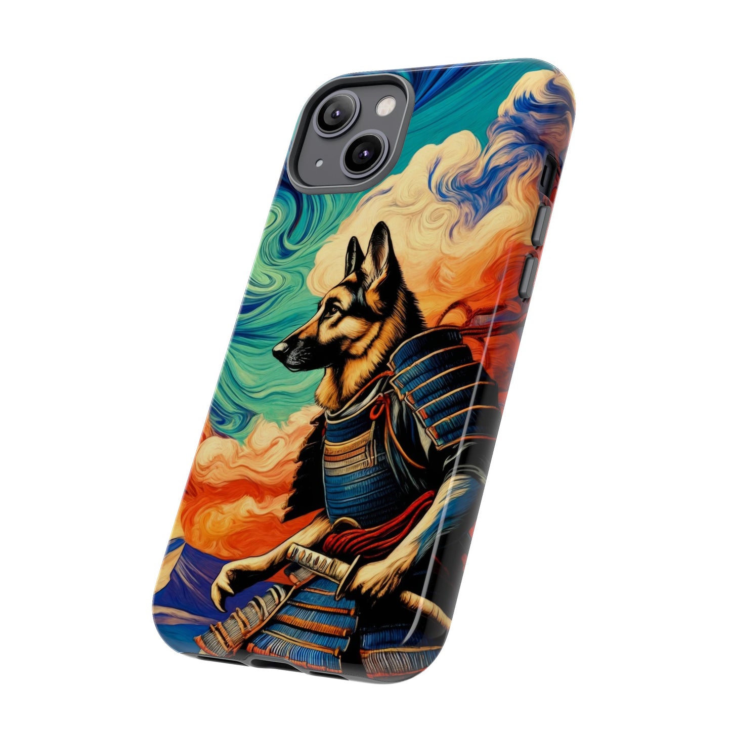 Samurai German Shepherd Phone Case