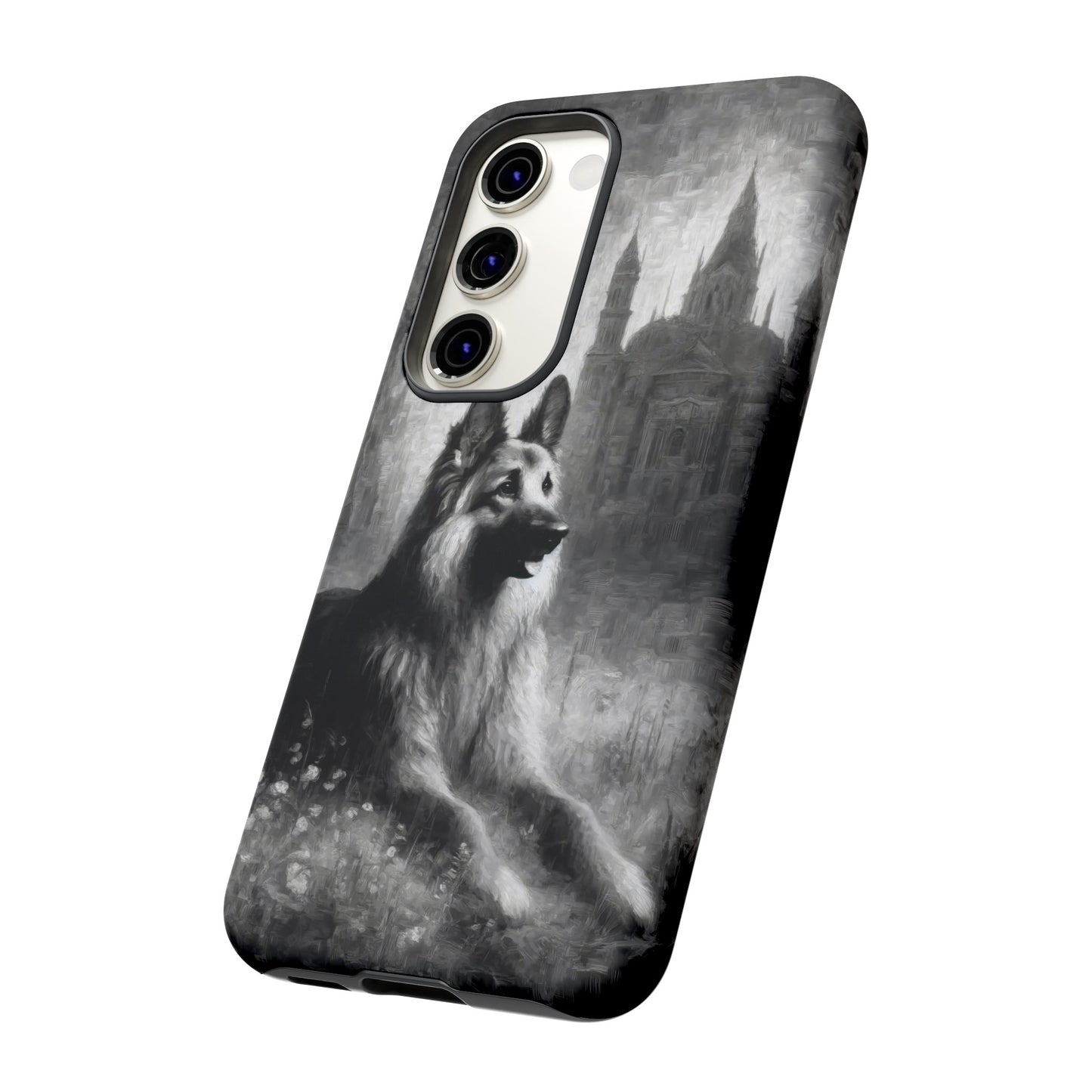 Neo-impressionism German Shepherd Phone Case