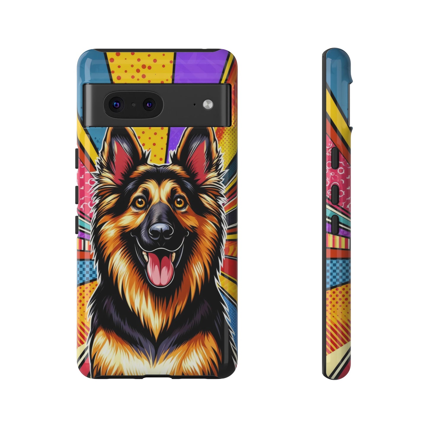 Anime style German Shepherd Phone Case