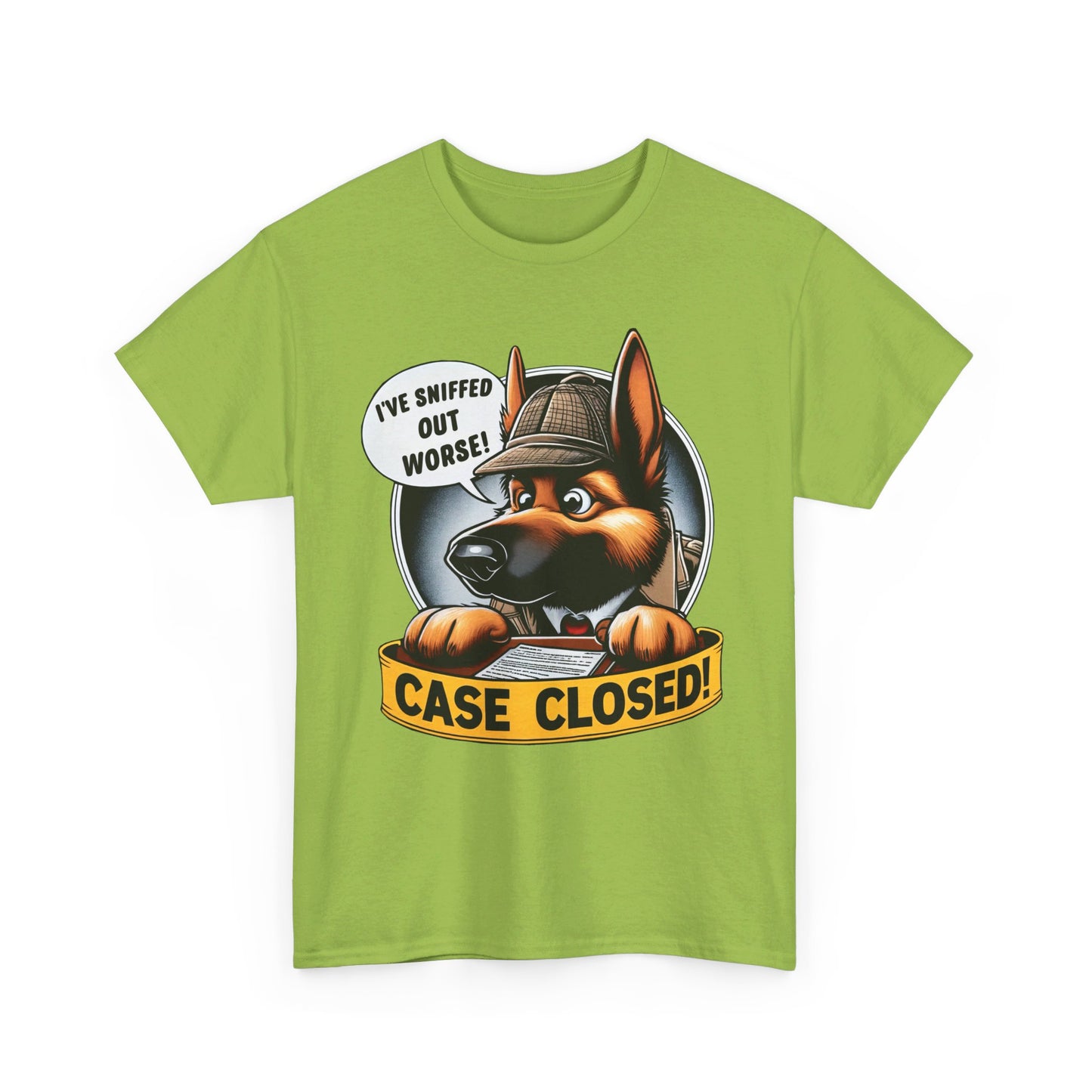 Case Closed T-Shirt (13 colors) (German Shepherd)