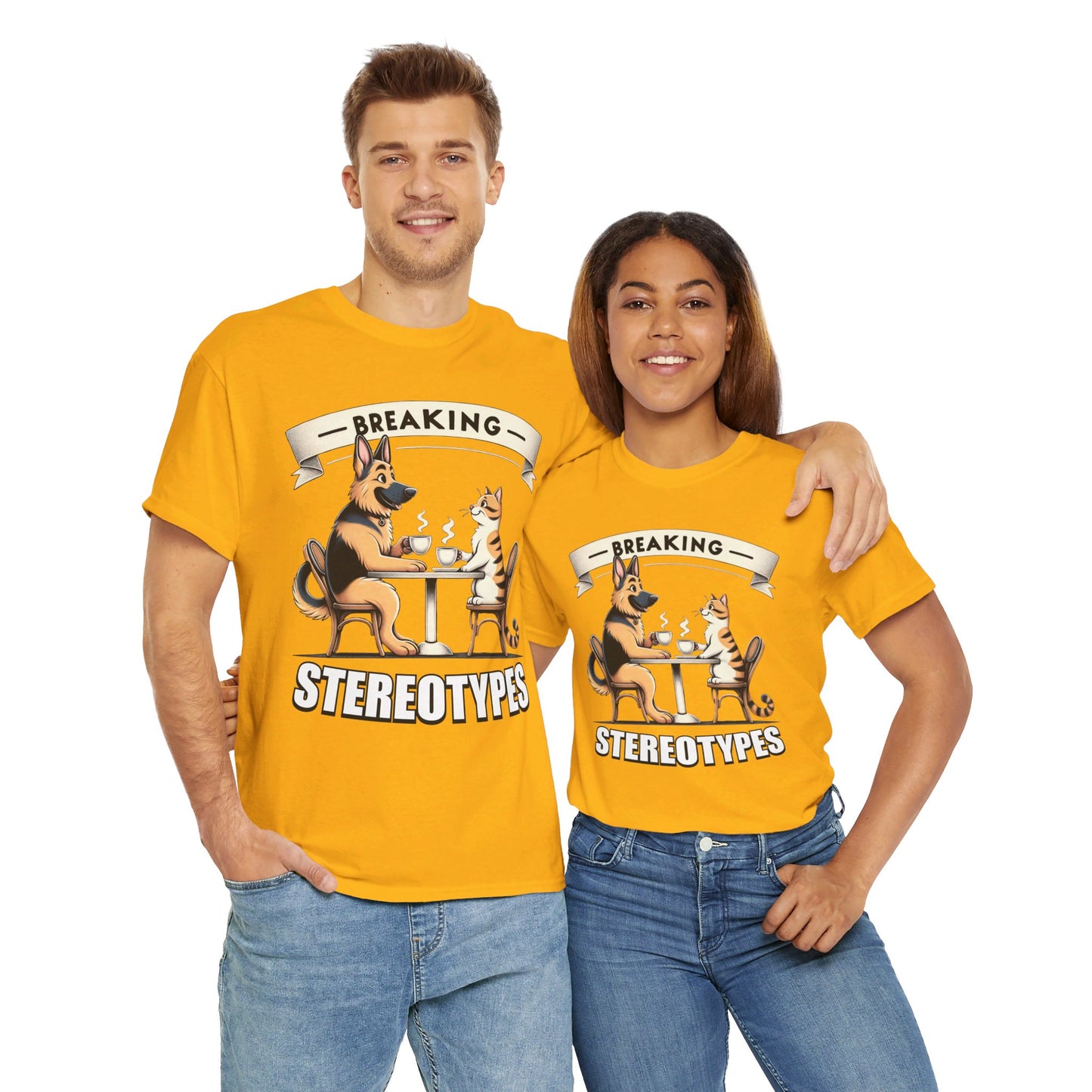 Breaking Stereotypes T-Shirt (13 colors) (German Shepherd)