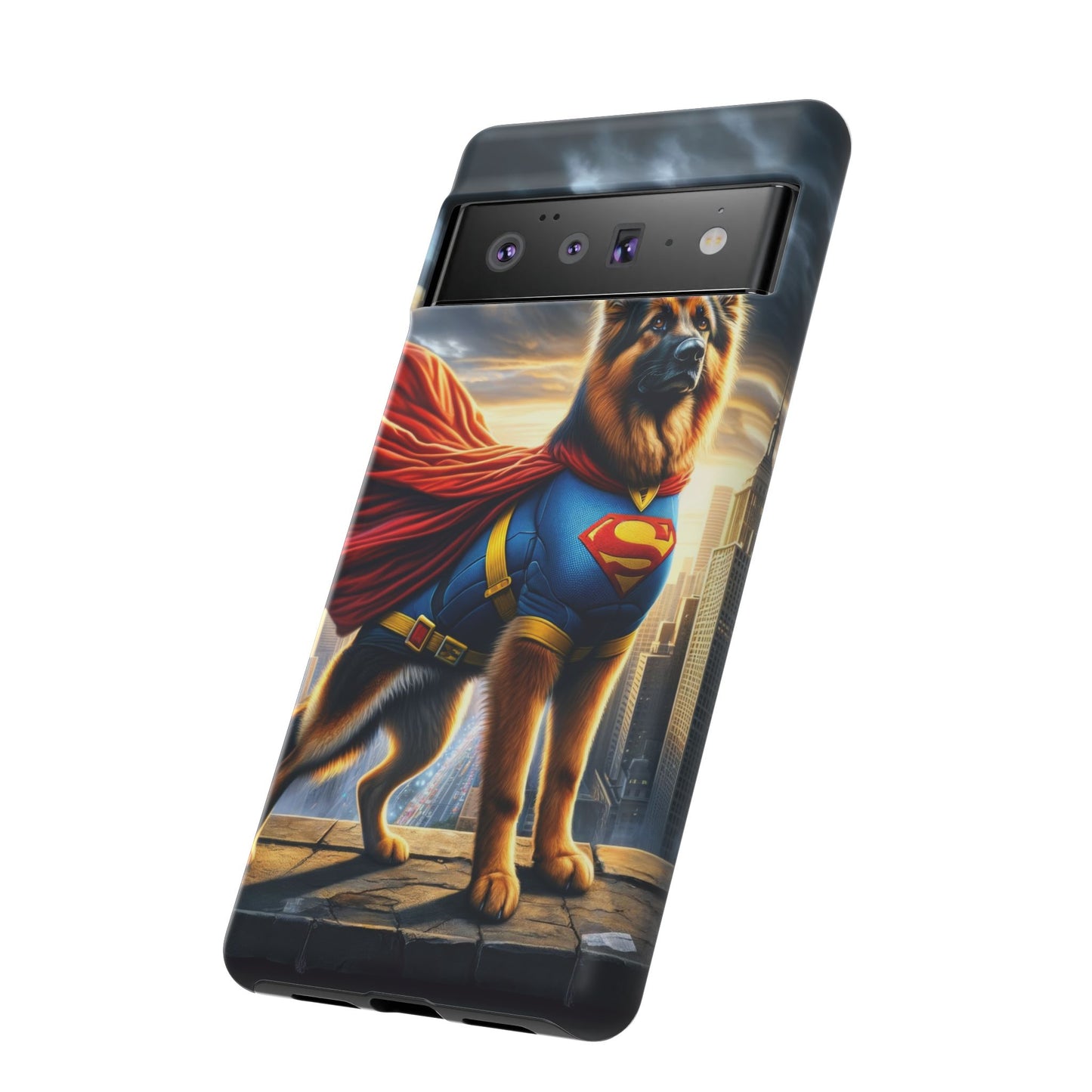 German Shepherd Superhero Phone Case