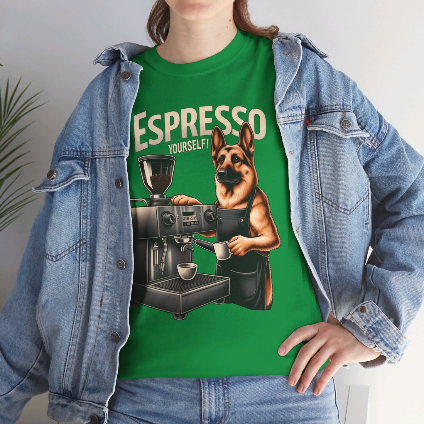 Espresso Yourself T-Shirt (13 colors) (German Shepherd)