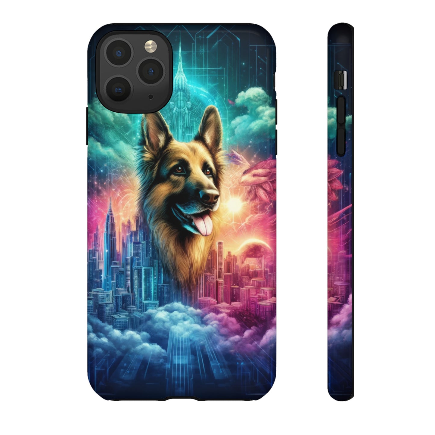 Dreamy fantasy German Shepherd Phone Case