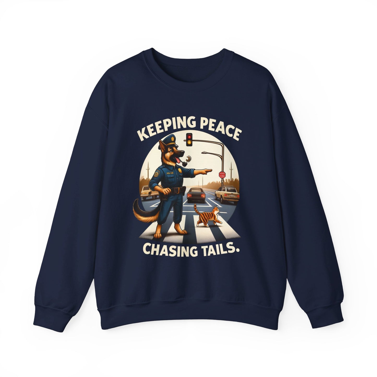 Keeping Peace Sweatshirt (10 colors) (German Shepherd)