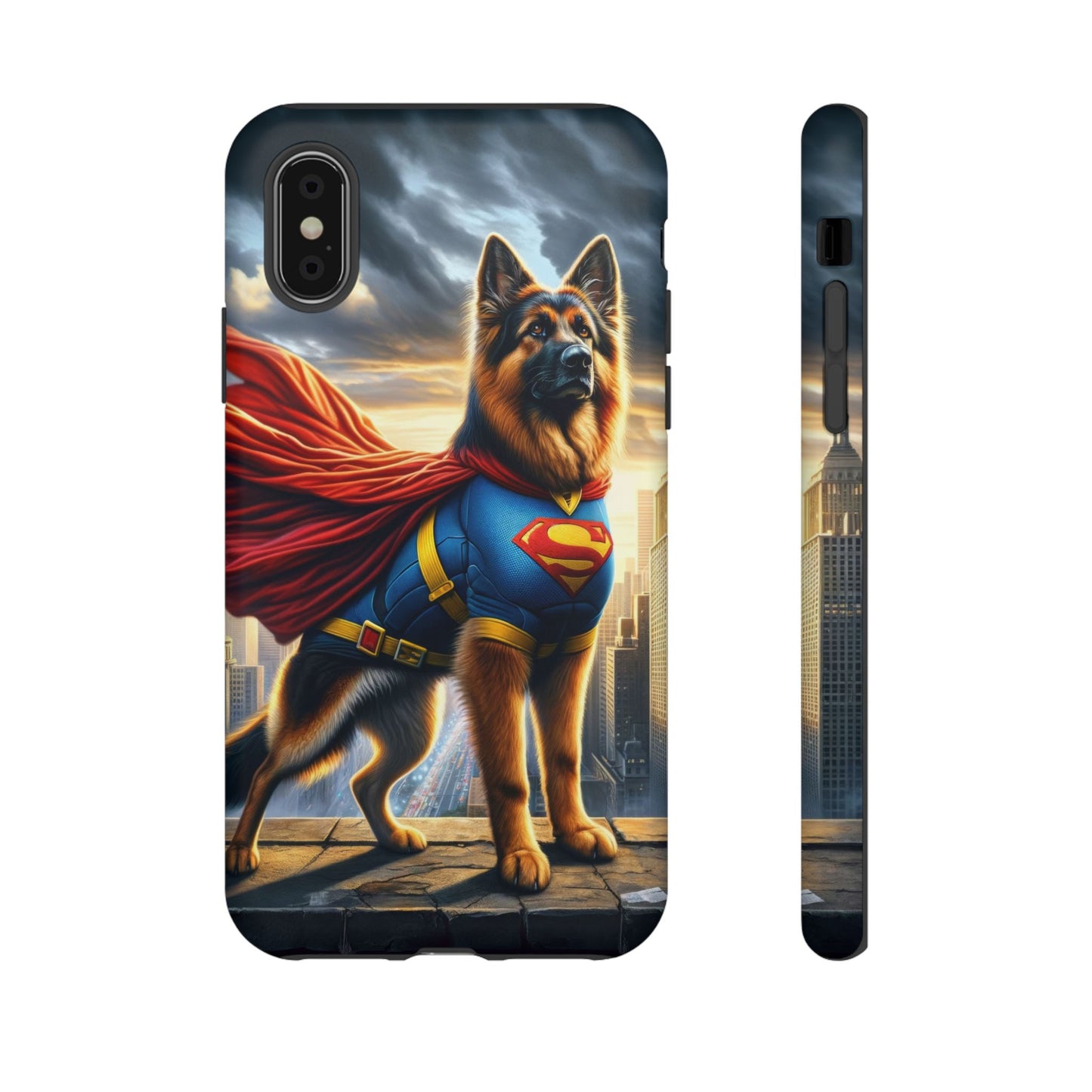 German Shepherd Superhero Phone Case