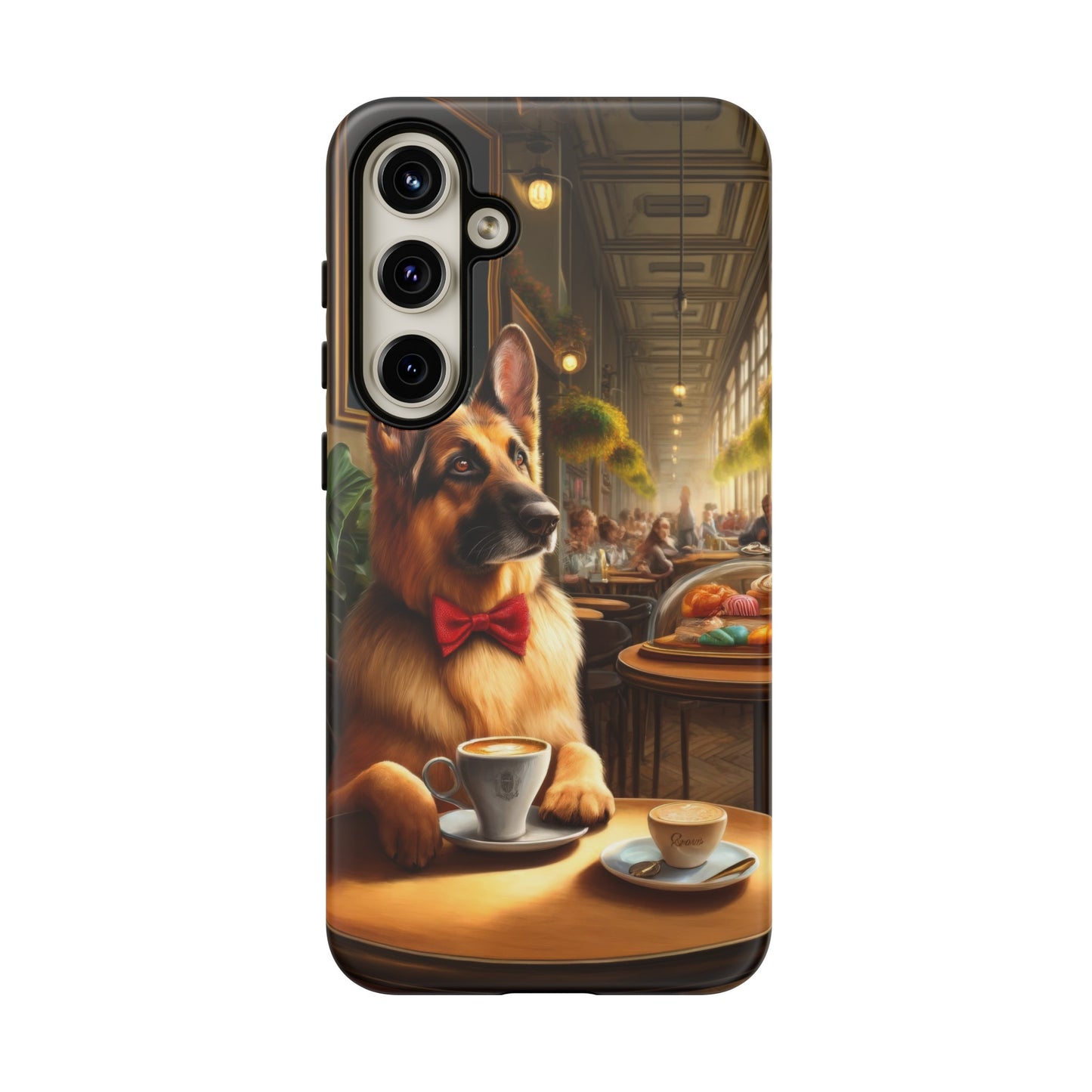 German Shepherd Drinking Phone Case