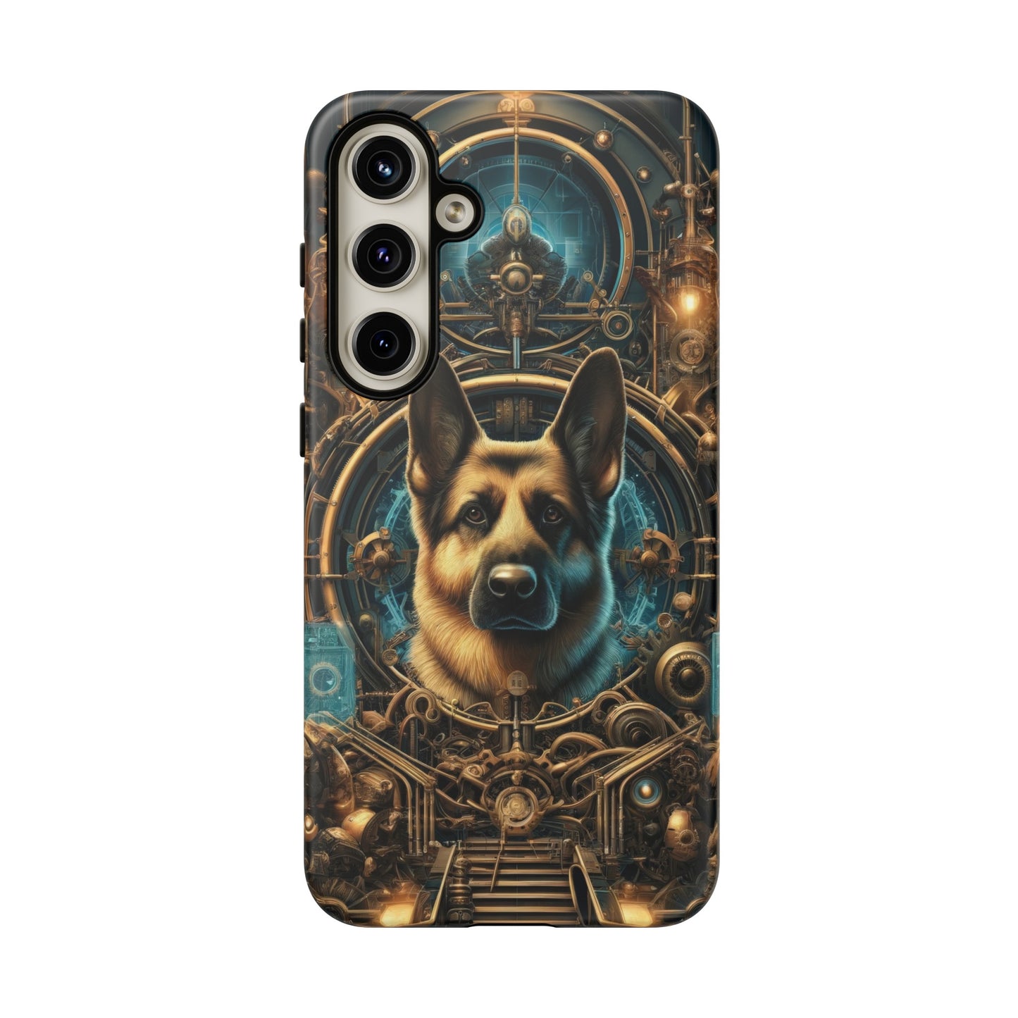 Steampunk Fantasy V2 German Shepherd Phone Case