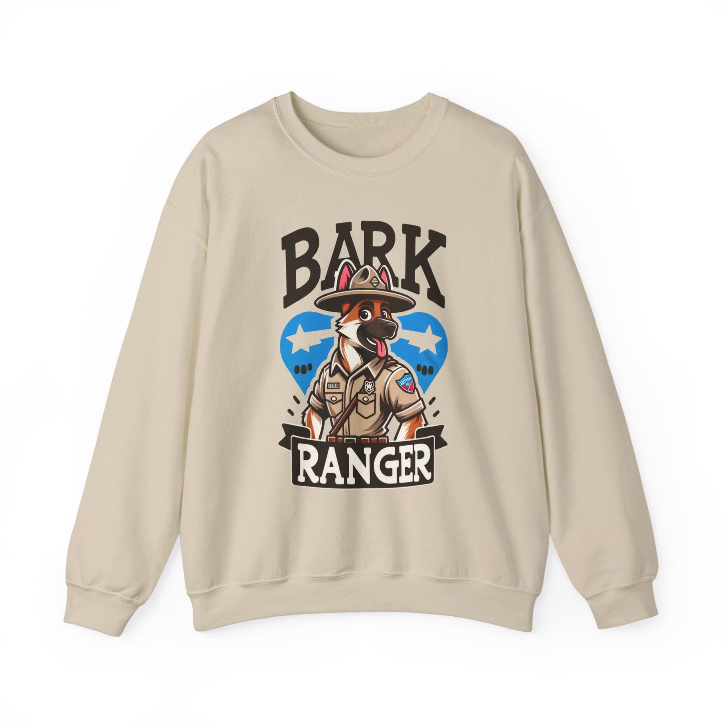 Bark Ranger On Duty Sweatshirt (10 colors) (German Shepherd)