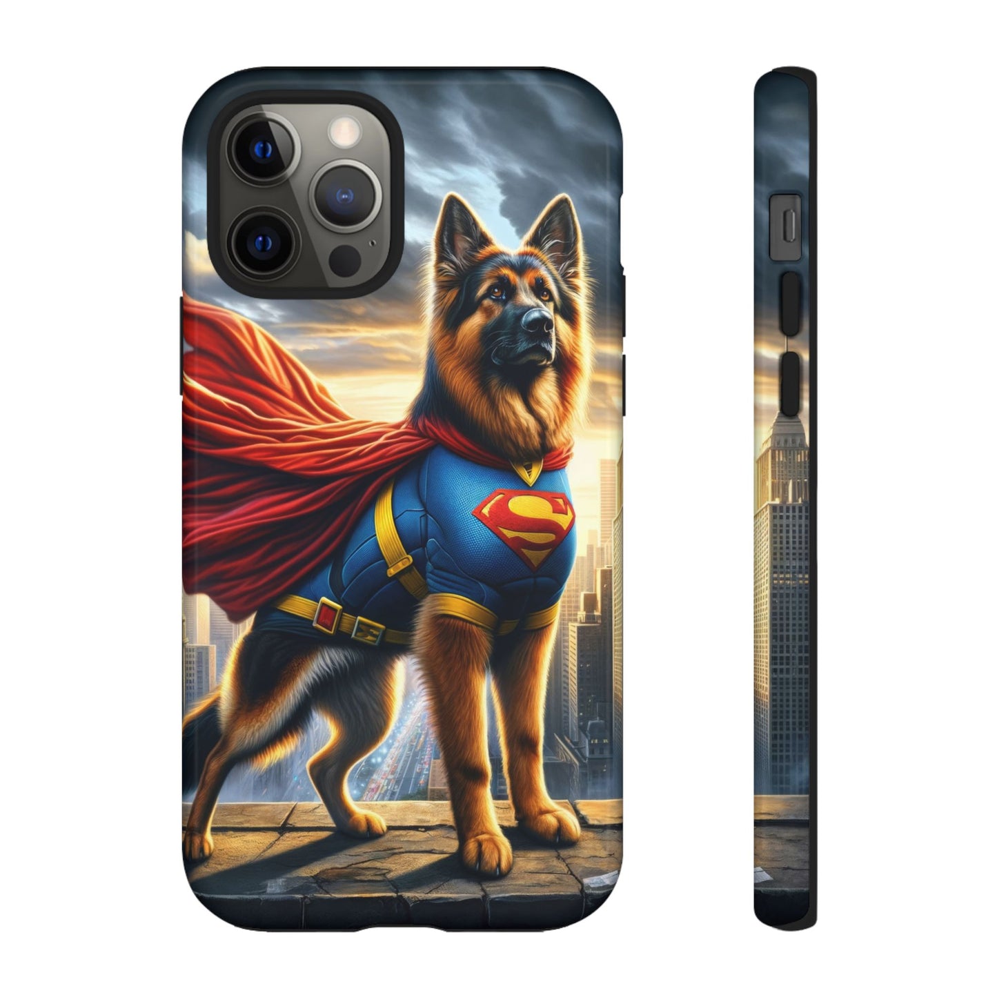 German Shepherd Superhero Phone Case