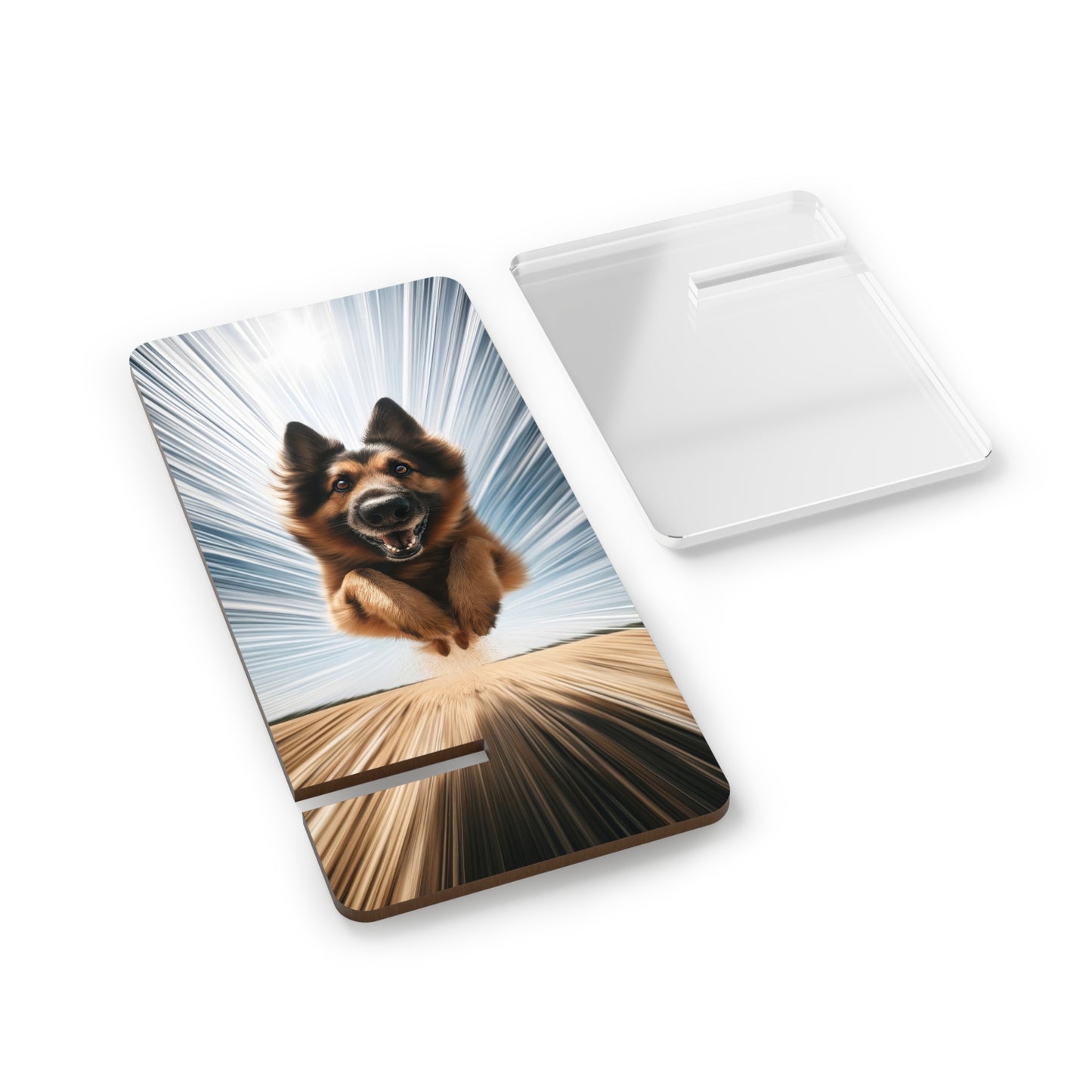 Motion blur German Shepherd Smartphone Stand